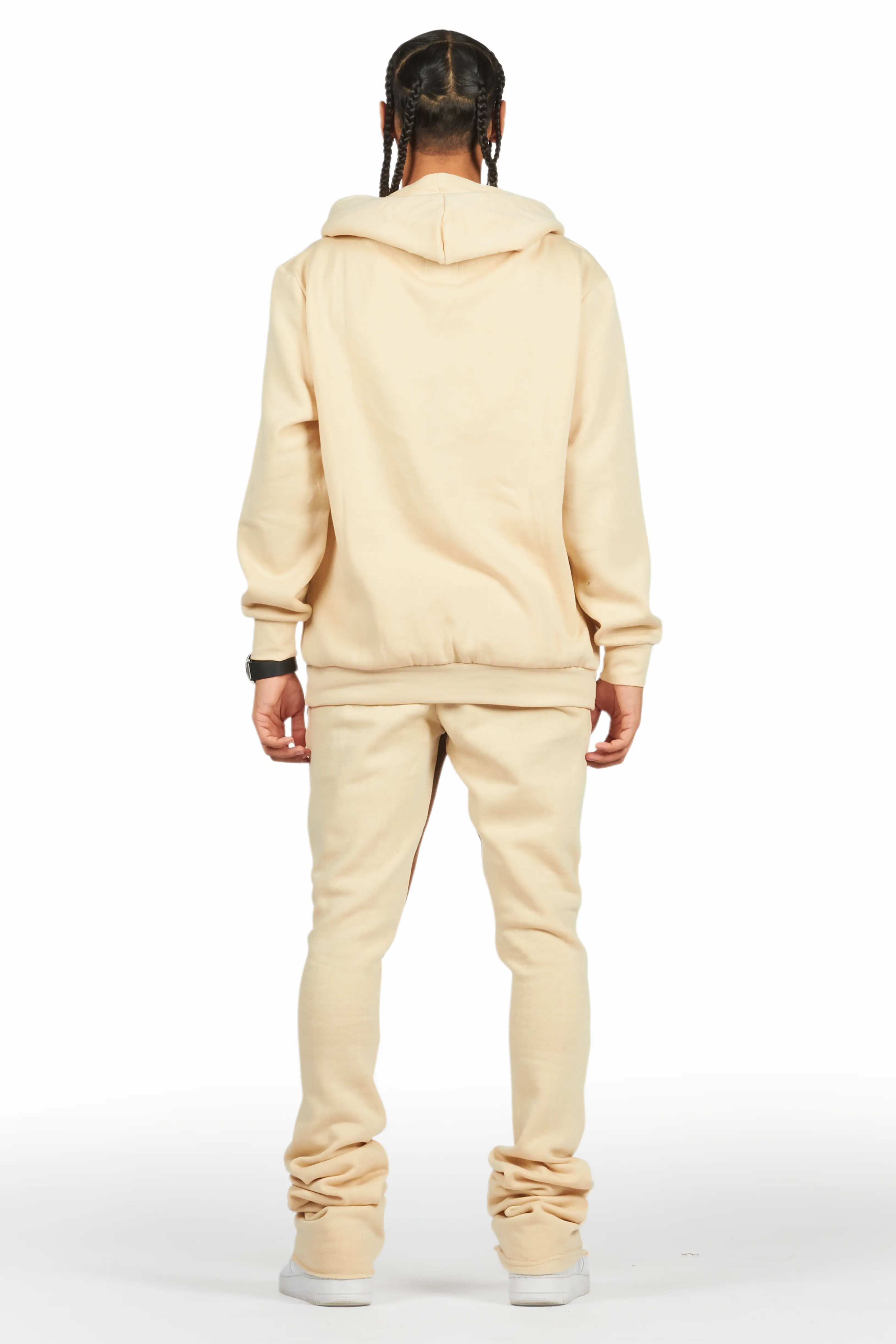 Briggs Beige Hoodie/Super Stacked Flare Track Set - Image 4