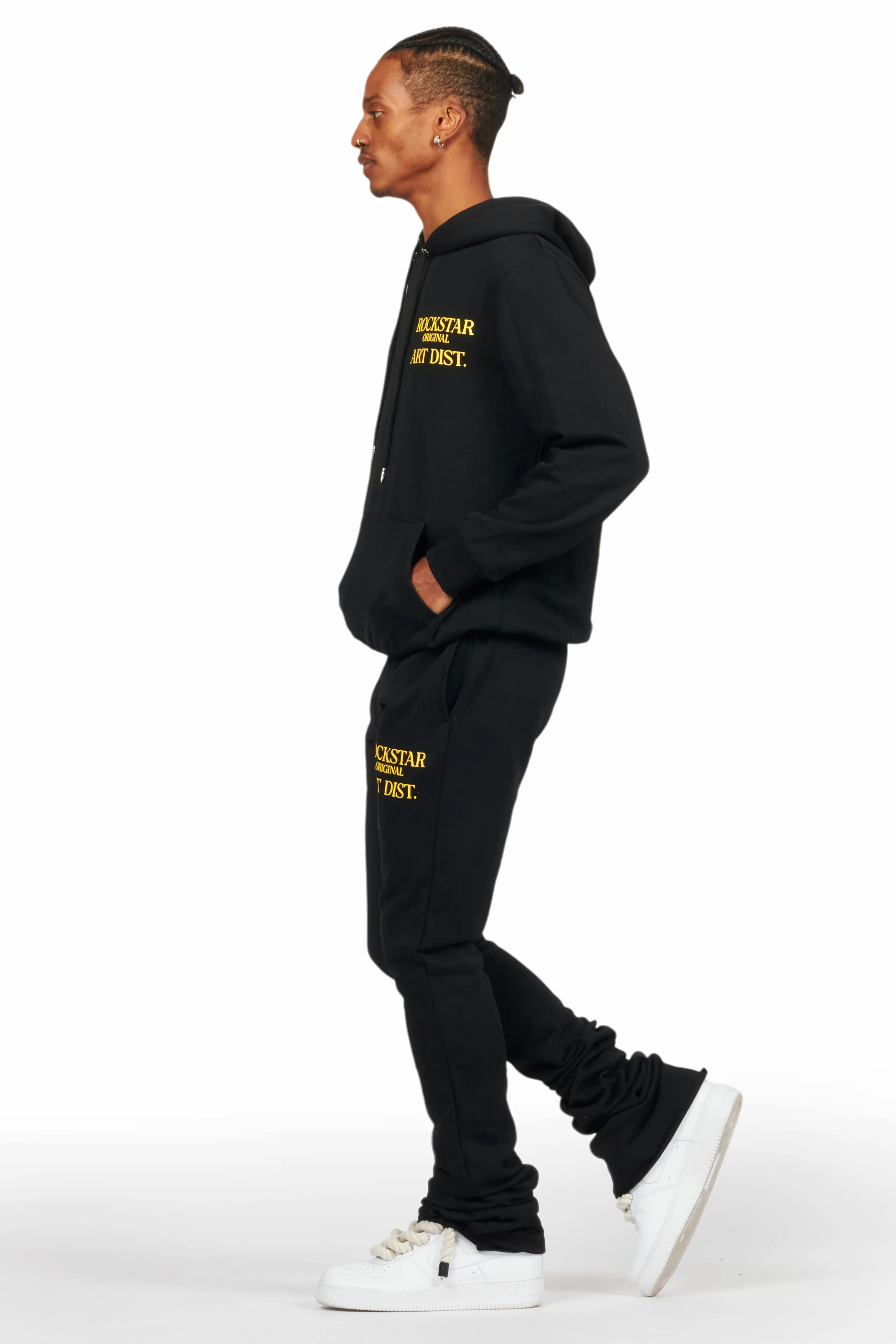 Briggs Black Hoodie/Super Stacked Flare Track Set - Image 11