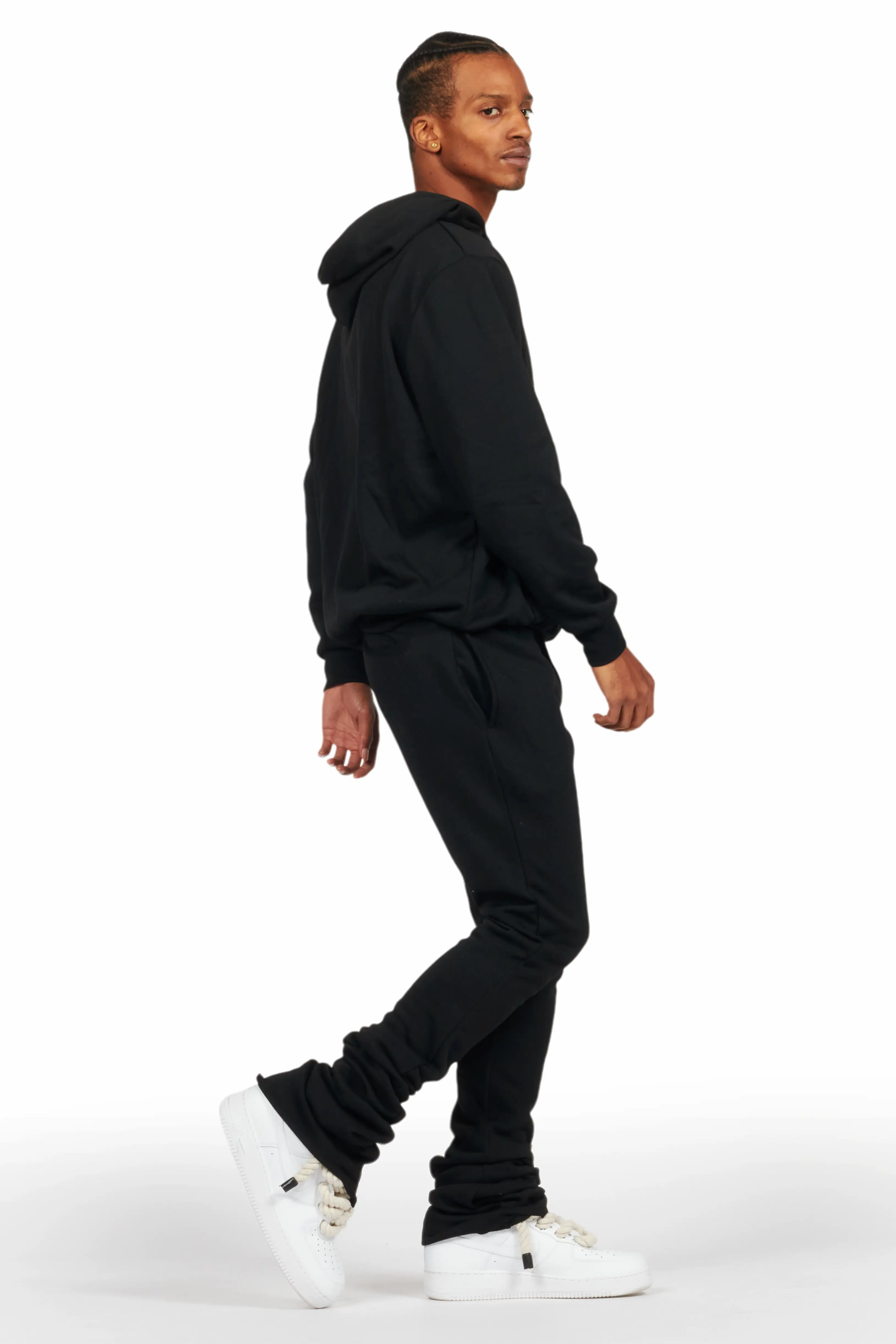 Briggs Black Hoodie/Super Stacked Flare Track Set - Image 13