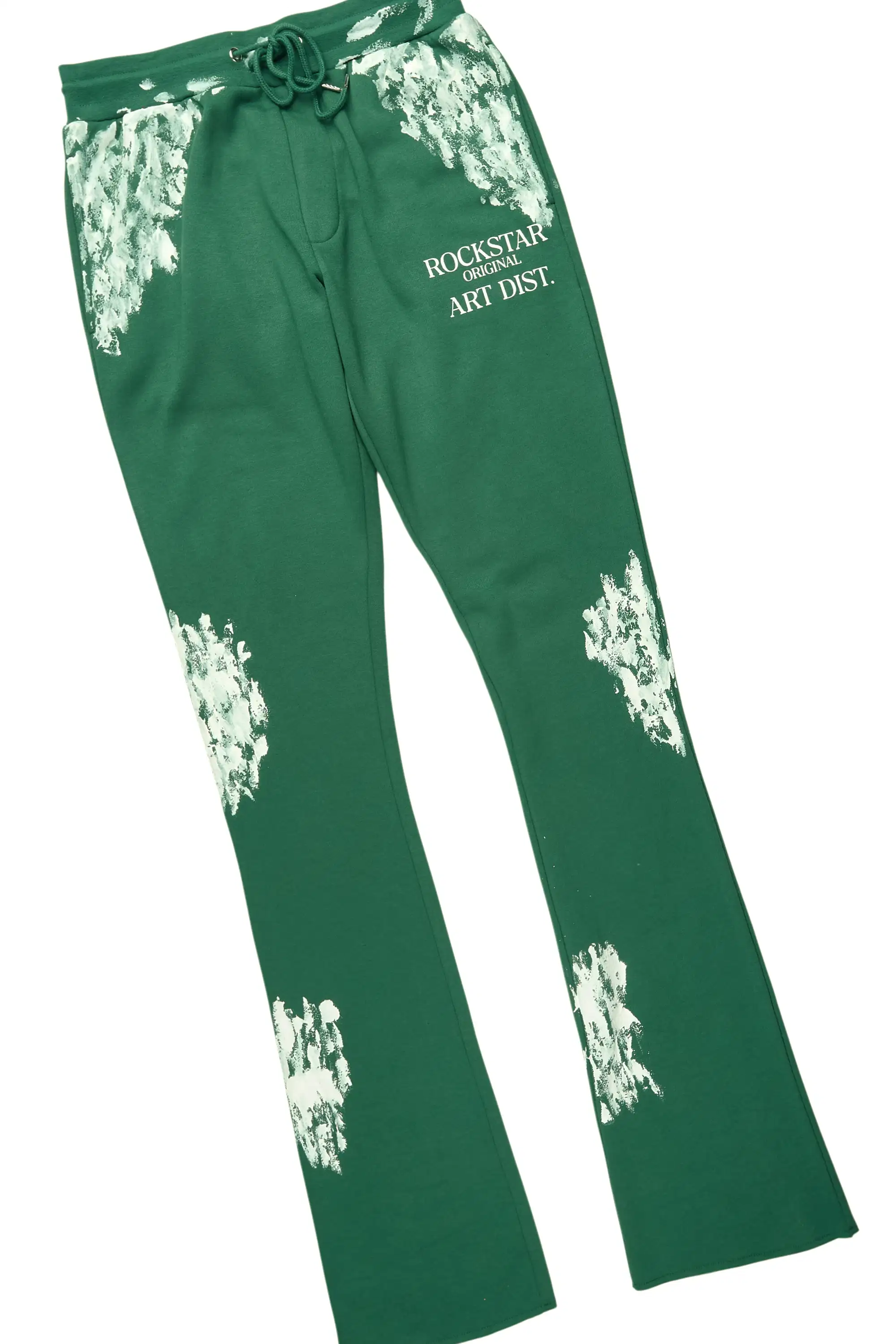 Filip Green Hoodie/Stacked Pant Track Set - Image 7