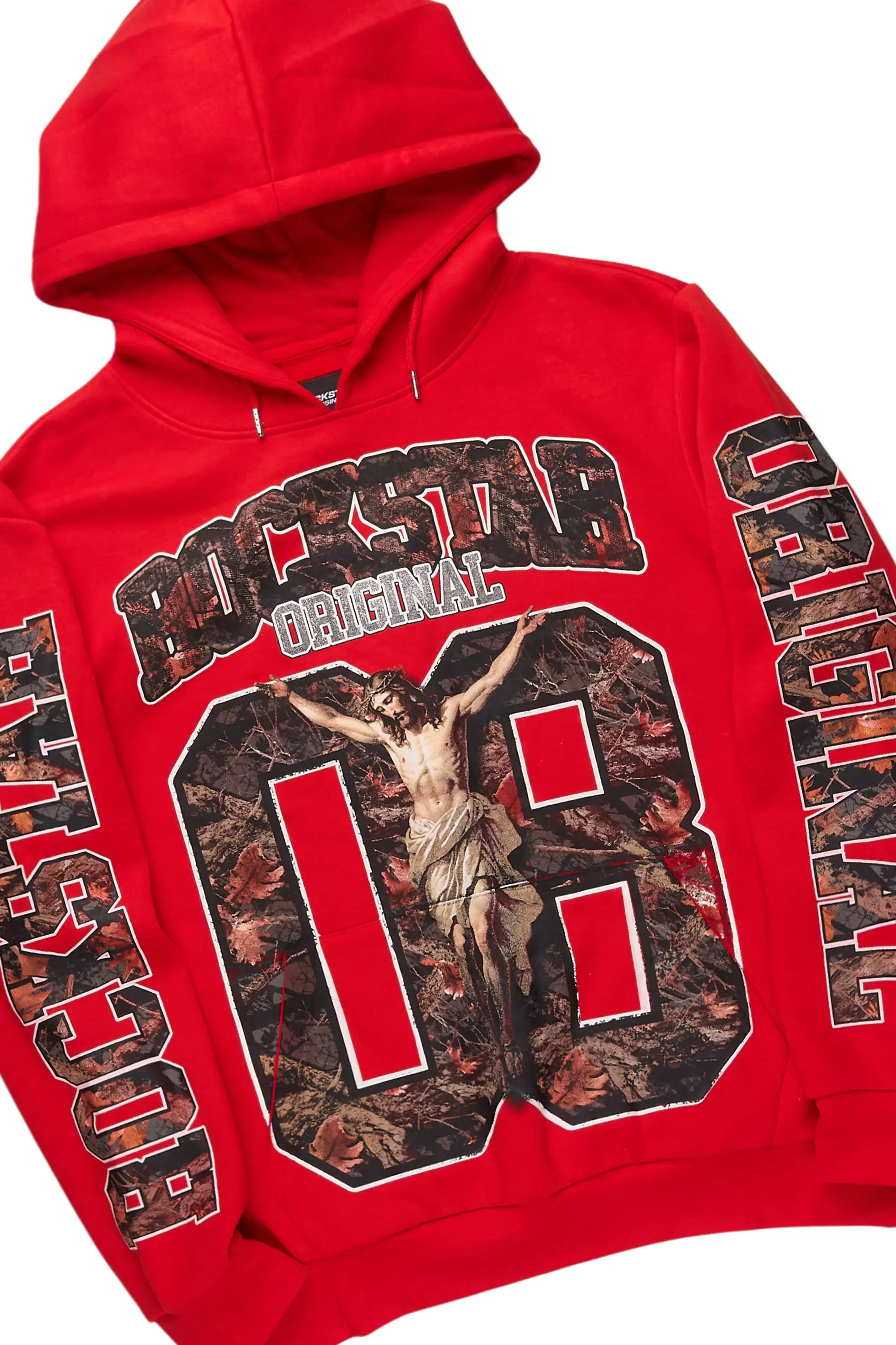 Fields Red Hoodie/Stacked Pant Track Set - Image 6