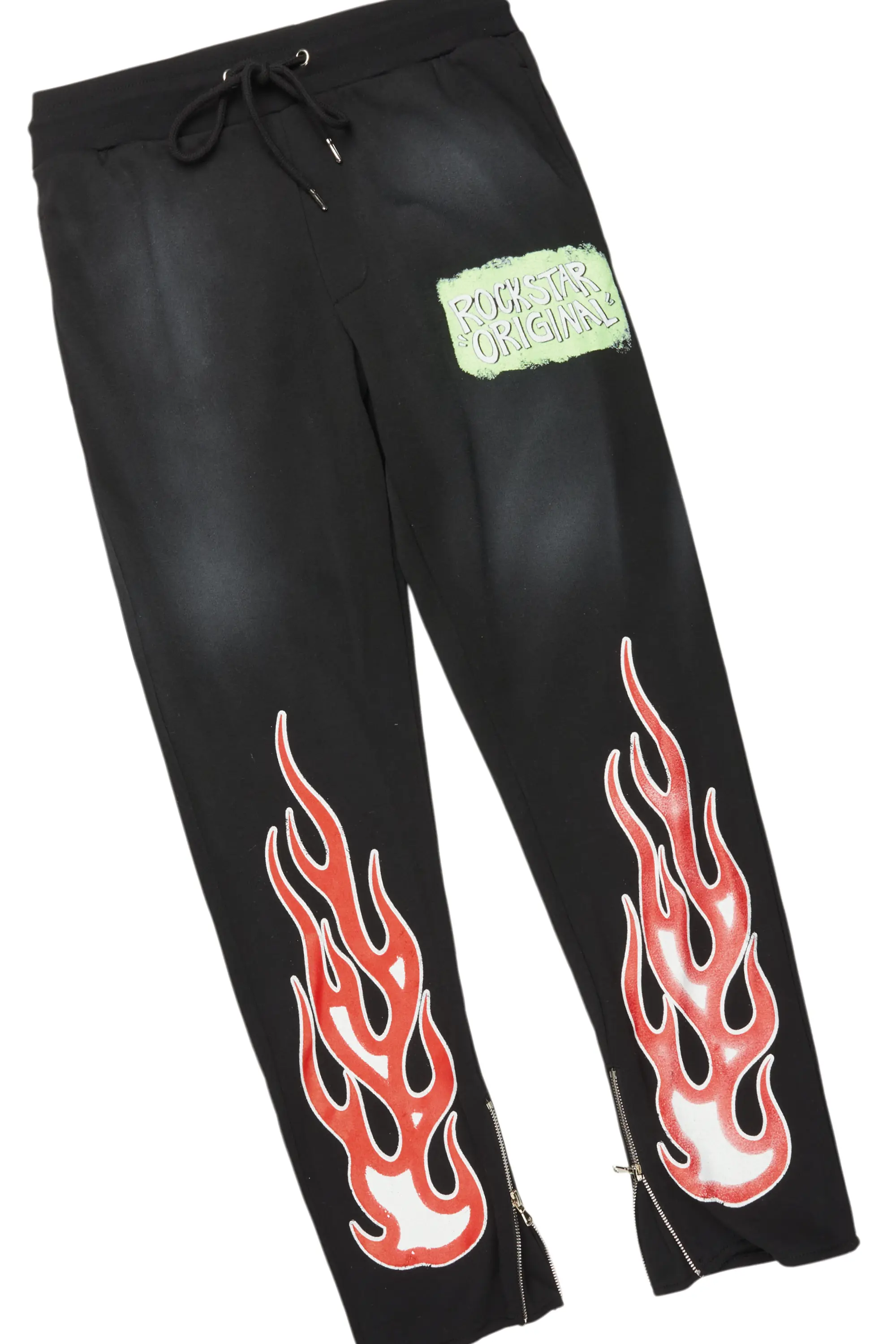 Beno Black Slim Fit Hoodie Track Set - Image 3