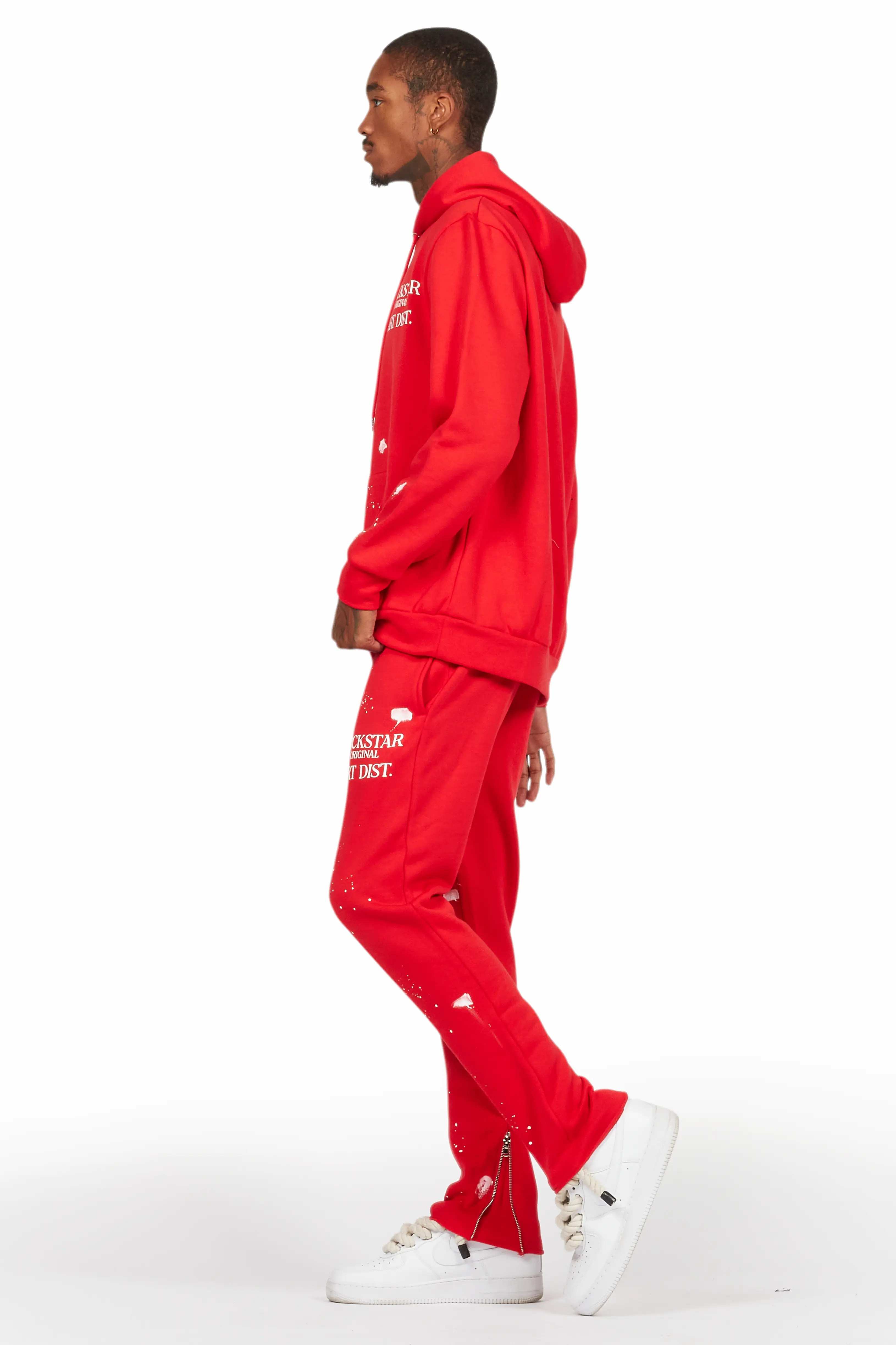 Raffer Red 2.0 Slim Fit Track Set - Image 5