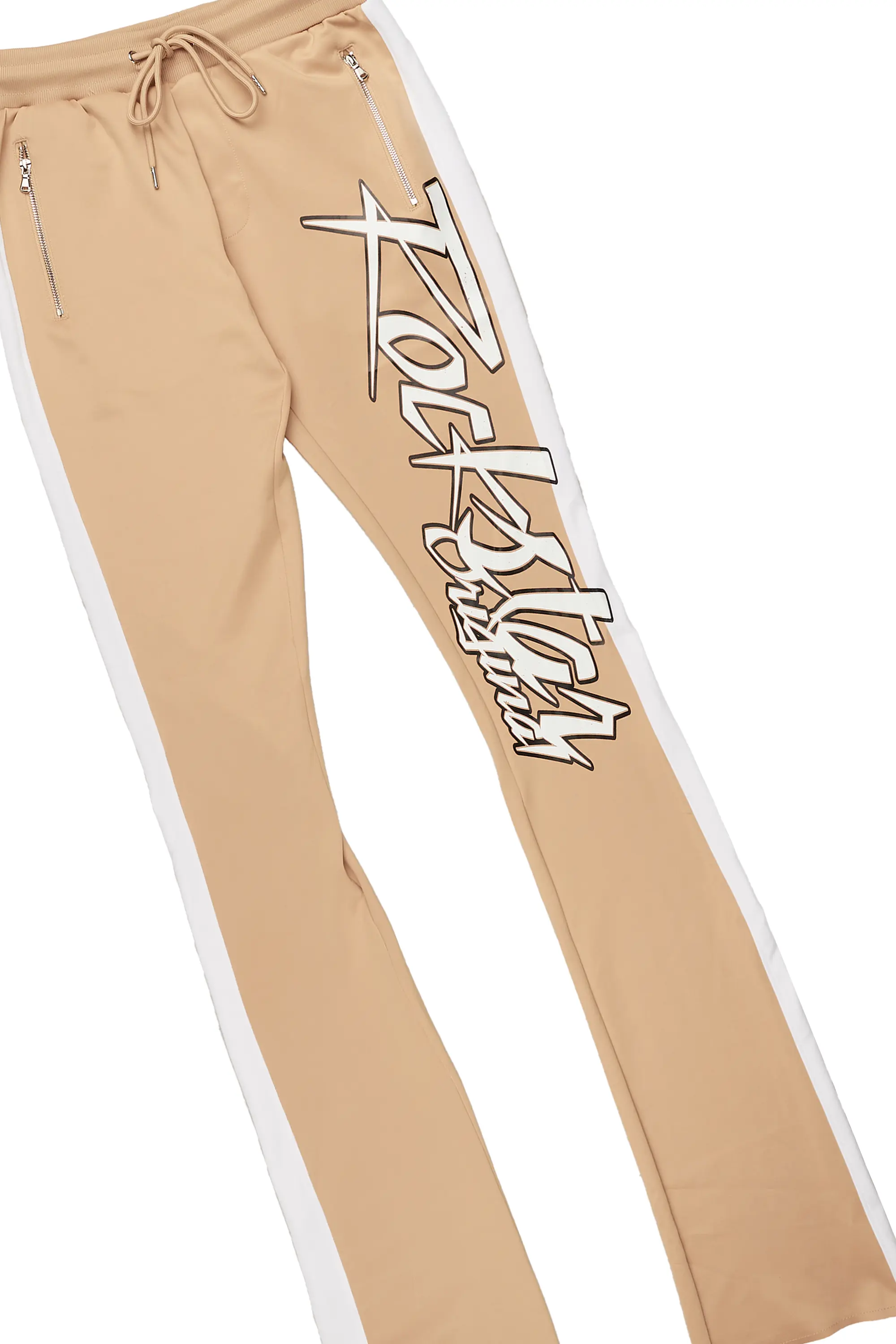 Kalibre Beige Tricot Super Stacked Track Set - Image 9