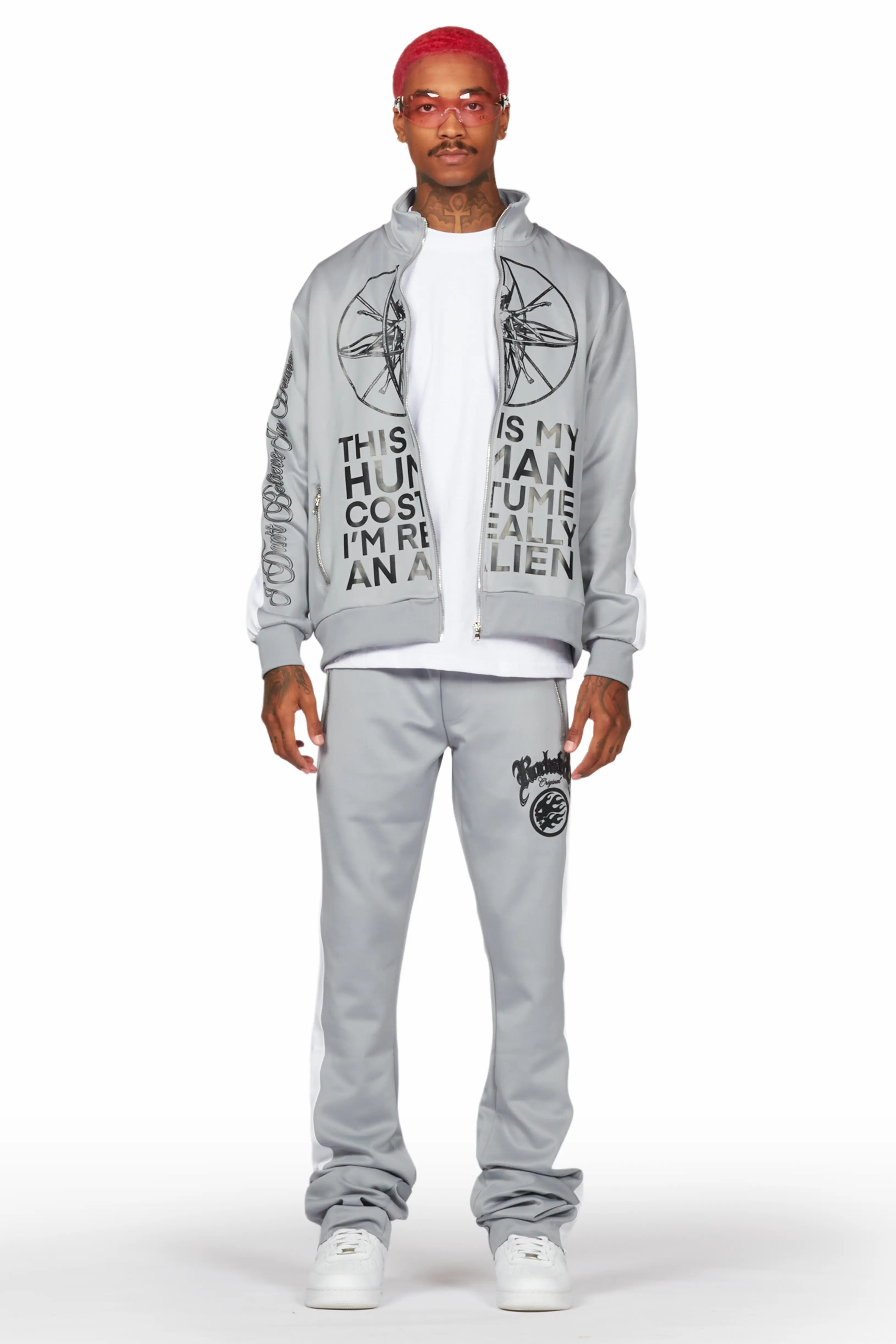 Alien Grey Tricot Super Stacked Track Set - Image 3