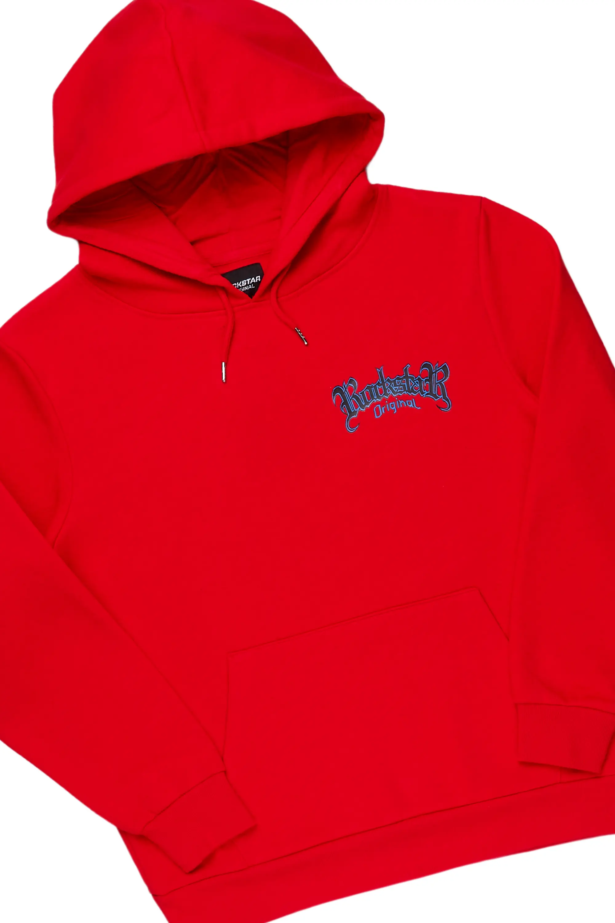 Against Red Hoodie/Super Stacked Flare Pant Set - Image 4