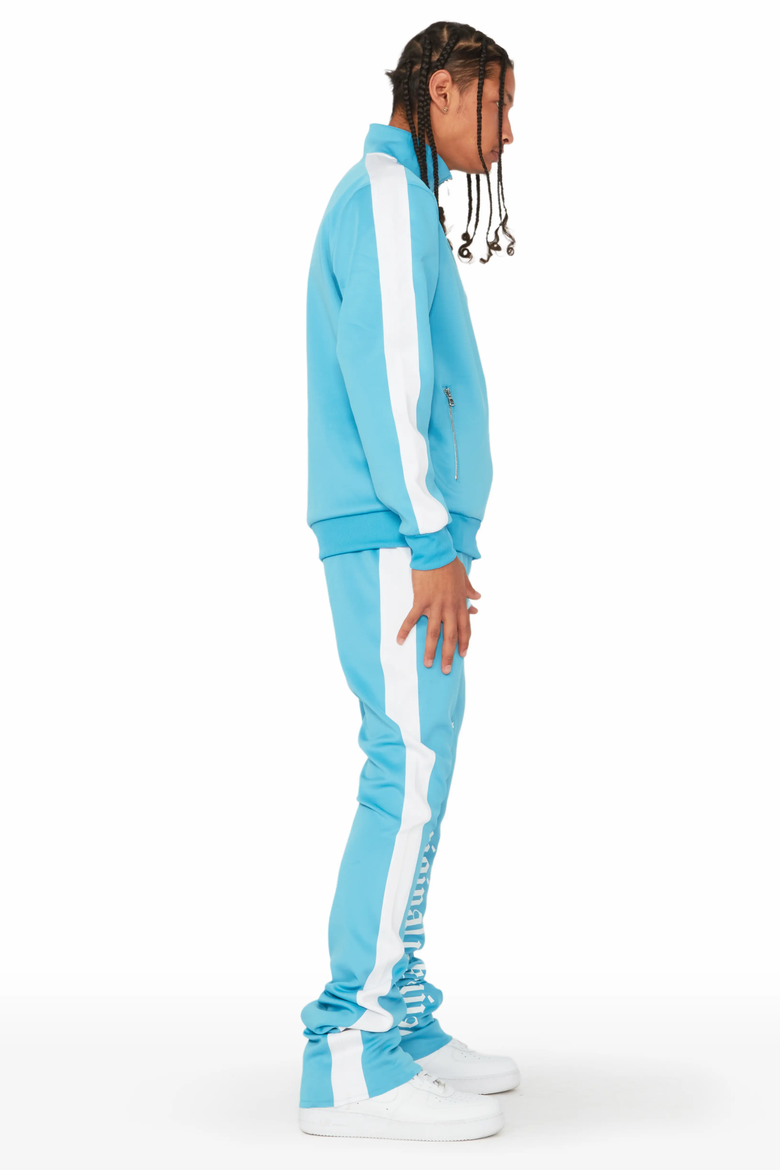 Callie Baby Blue Tricot Super Stacked Track Set - Image 2