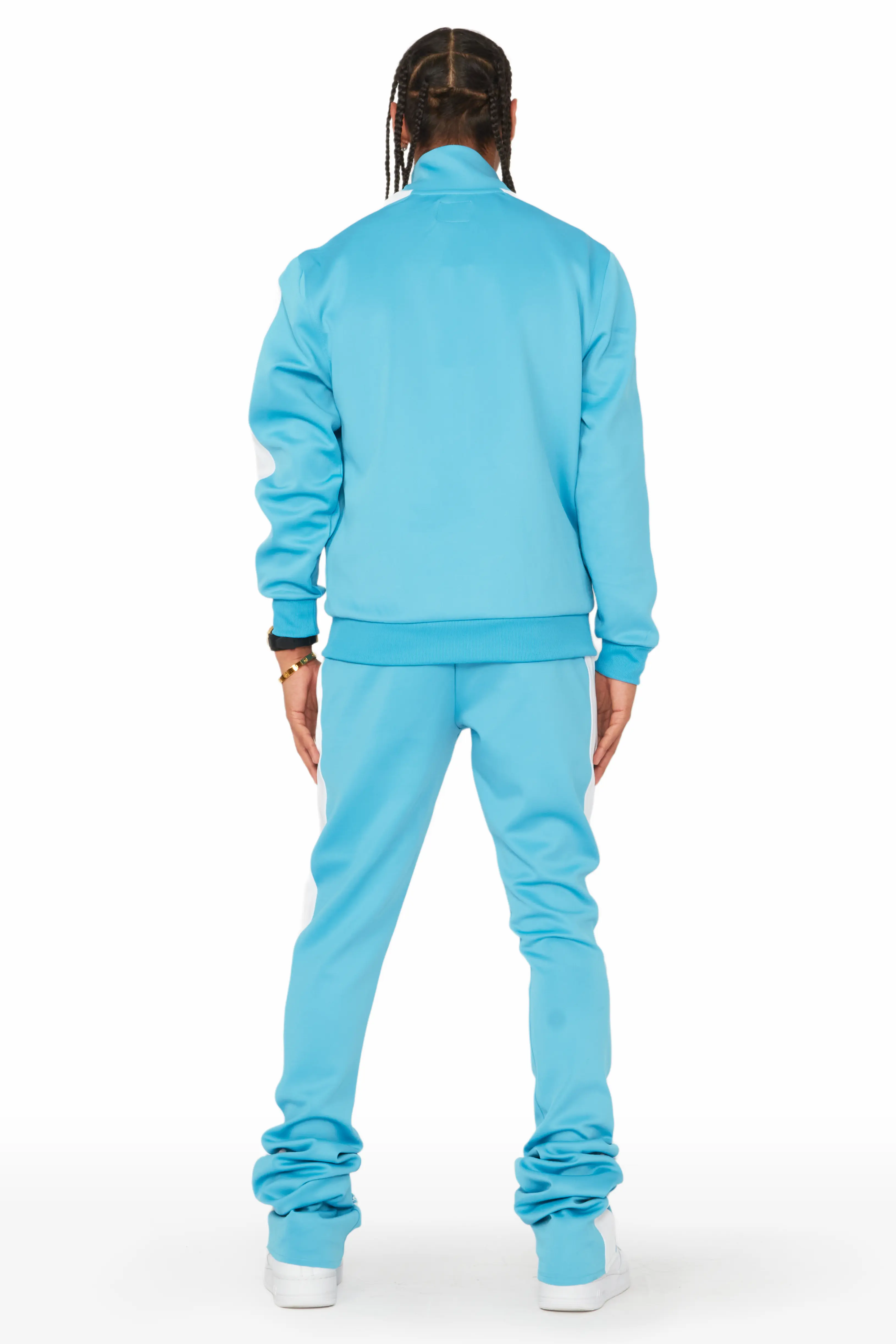 Callie Baby Blue Tricot Super Stacked Track Set - Image 3