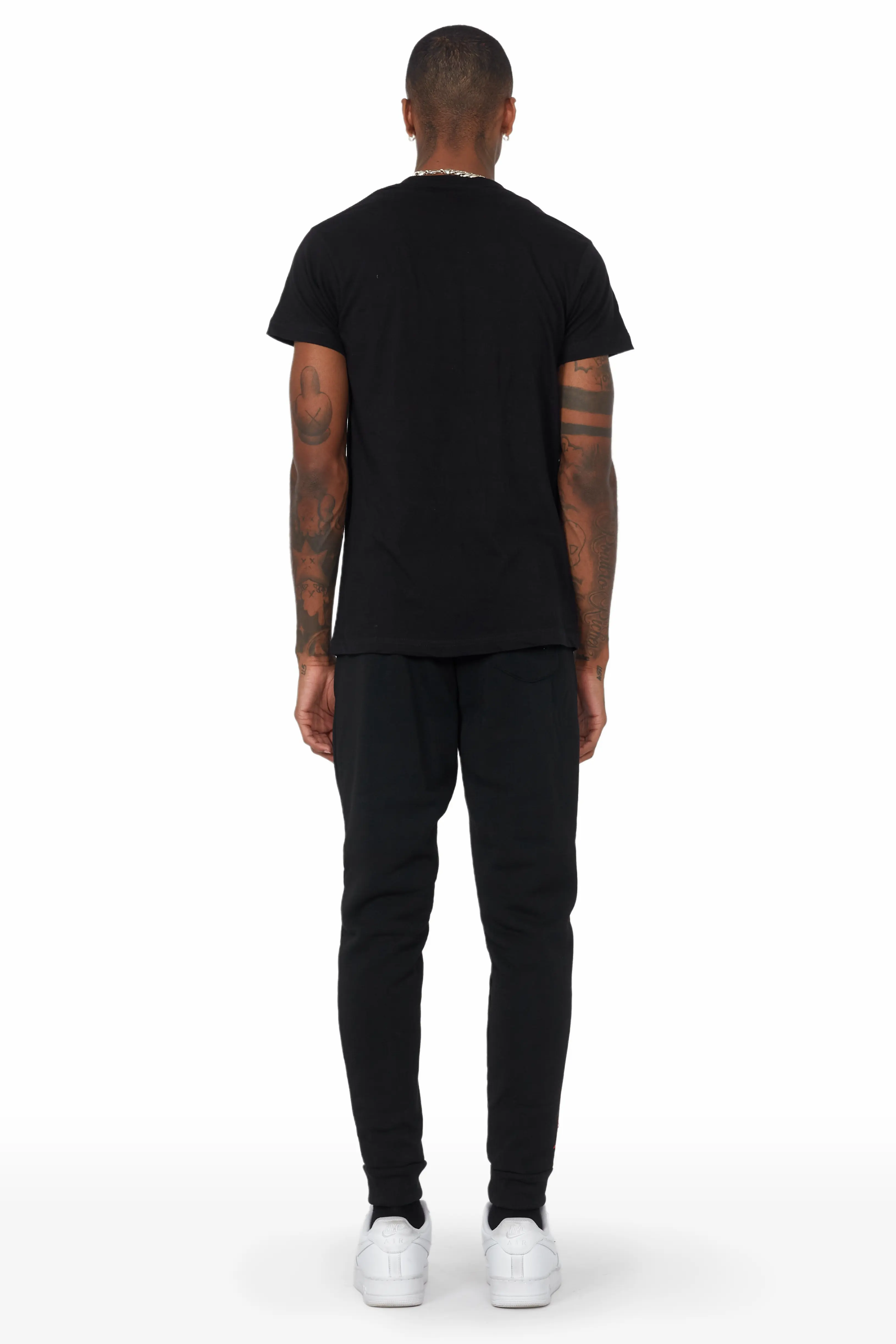 Raffer Black T-Shirt Track Set - Image 5