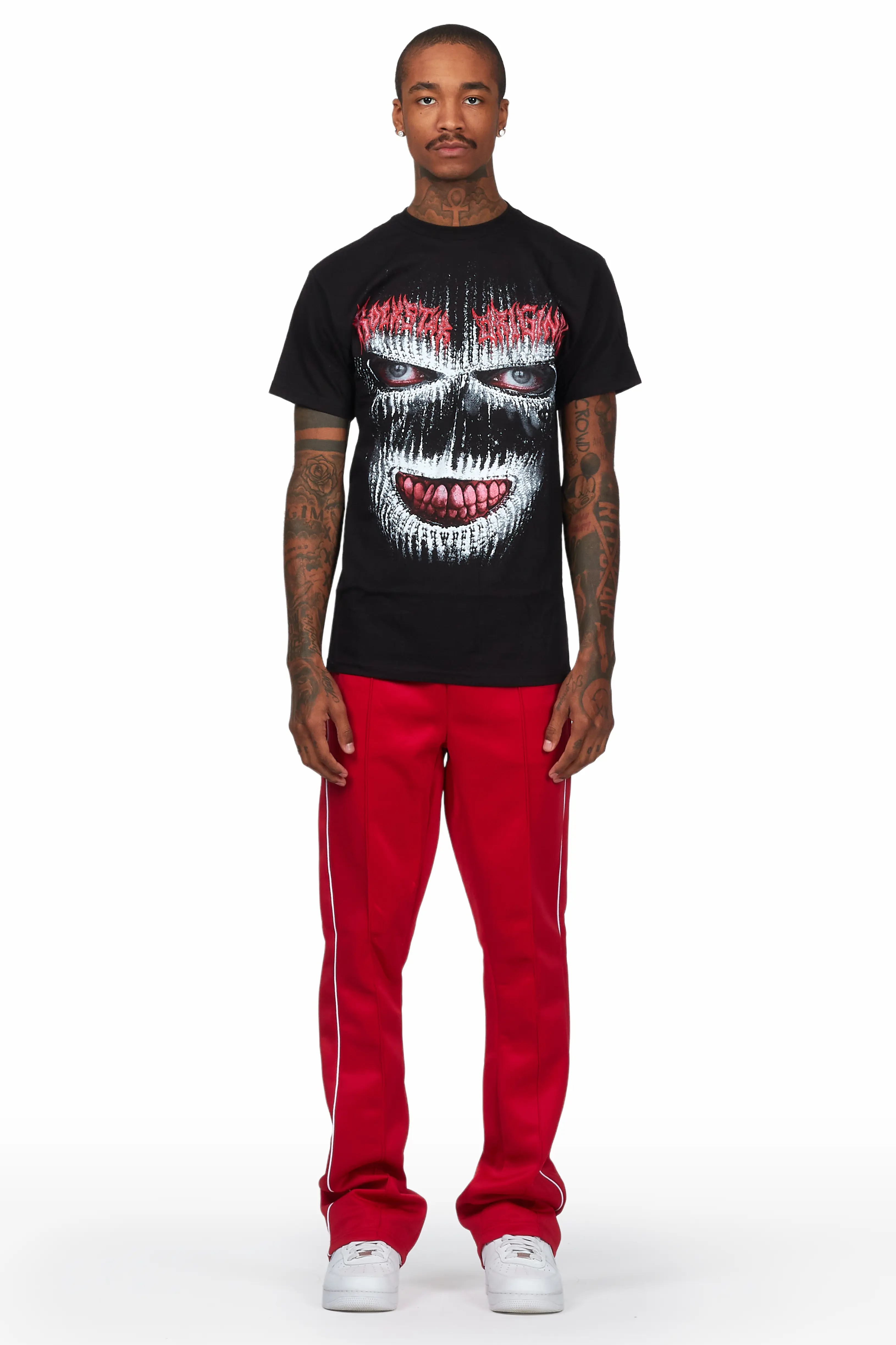 Monstre Black/Red T-Shirt/Stacked Track Set - Image 2