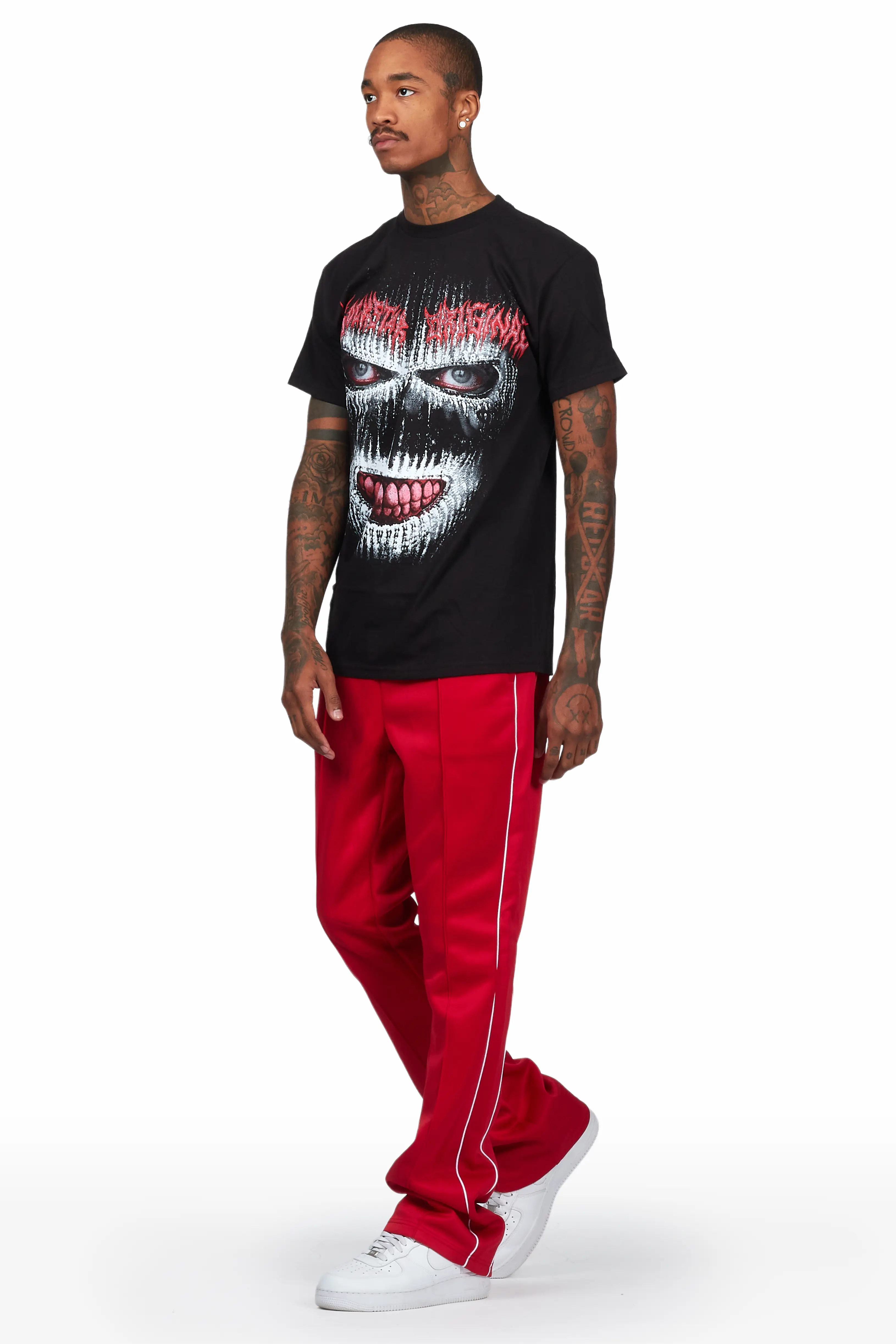 Monstre Black/Red T-Shirt/Stacked Track Set - Image 5