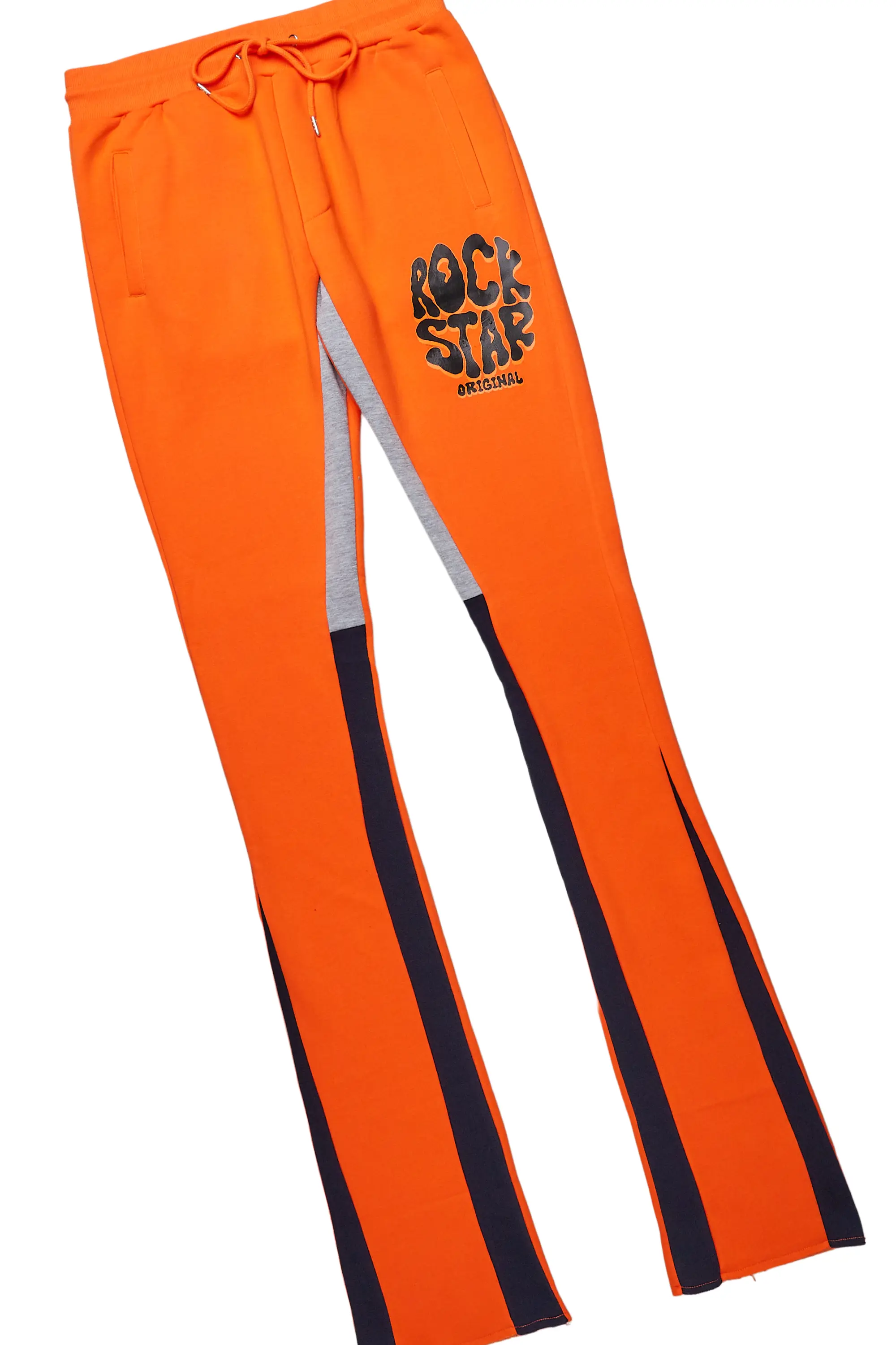 Warblen White/Orange T-Shirt Super Stacked Flare Track Set - Image 4