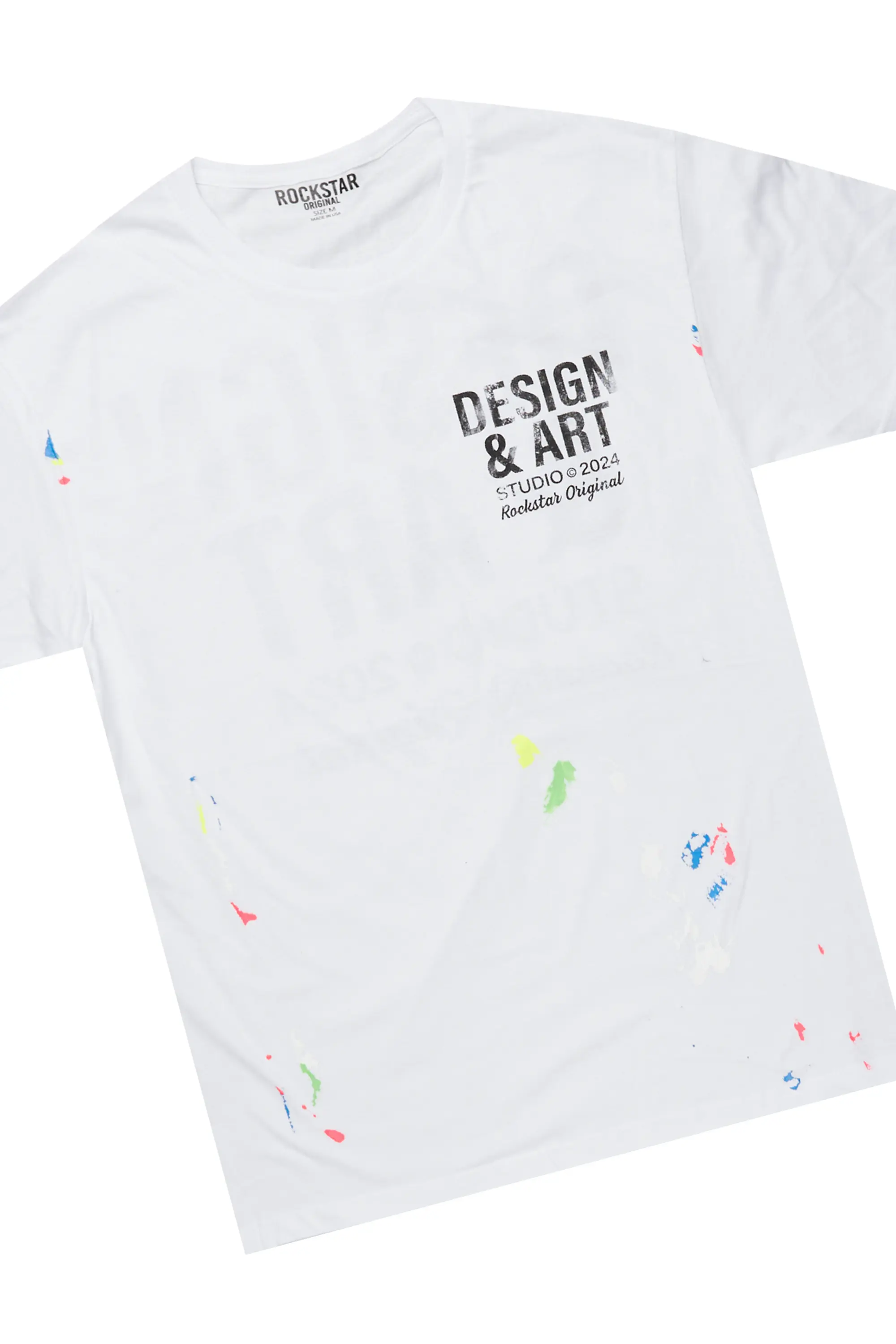 Mancha White/Grey T-Shirt Stacked Flare Track Set - Image 7