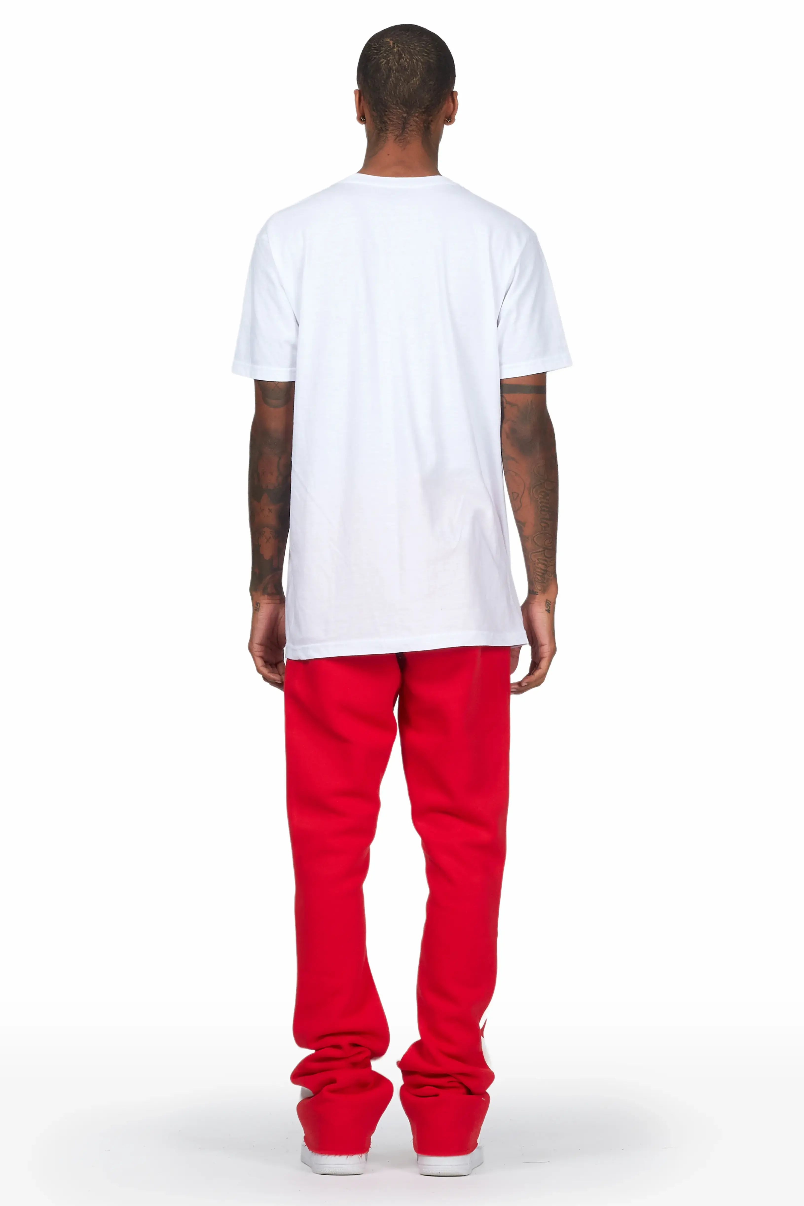 Waller White/Red T-Shirt Stacked Flare Track Set - Image 5