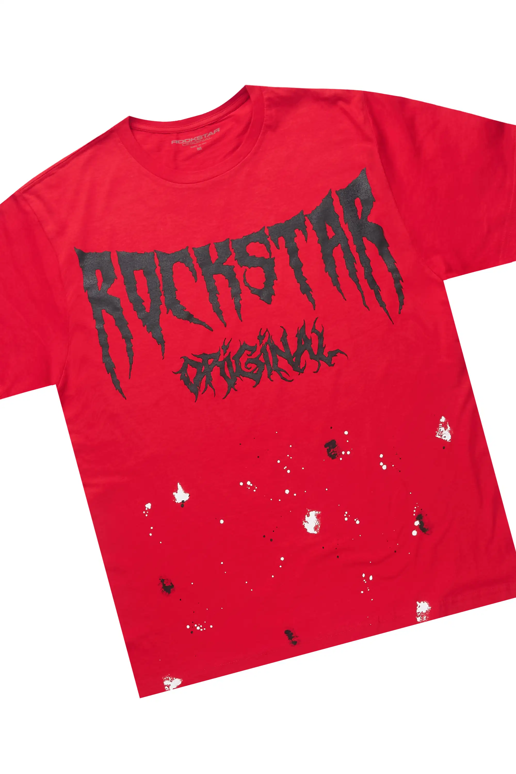 Twinkle Red/Black T-Shirt/Relaxed Track Set - Image 7