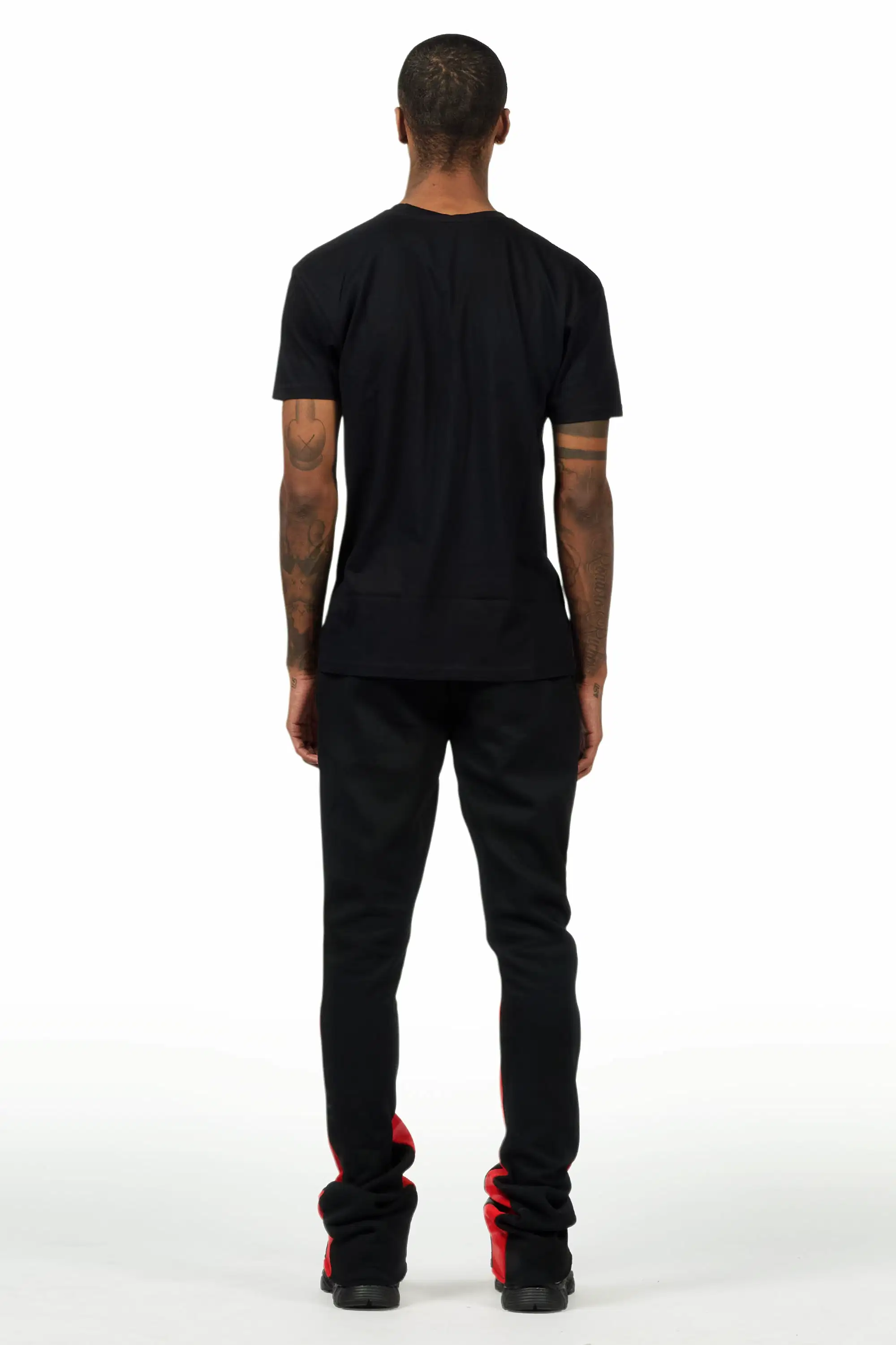 Nelly 2.0 Black/Black T-Shirt/Relaxed Track Set - Image 7