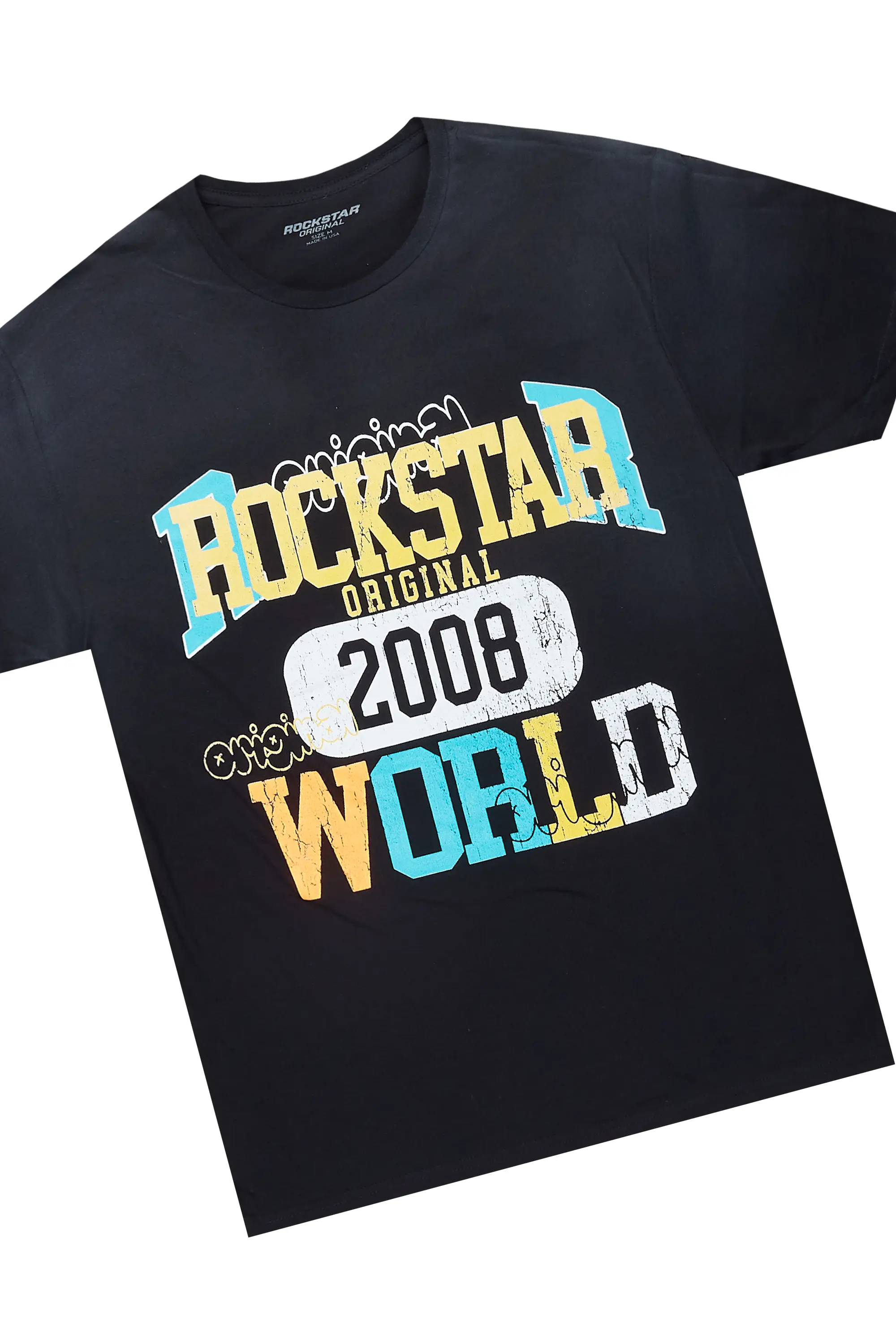 Jaka Black T-Shirt/Super Stacked Flare Track Set - Image 7