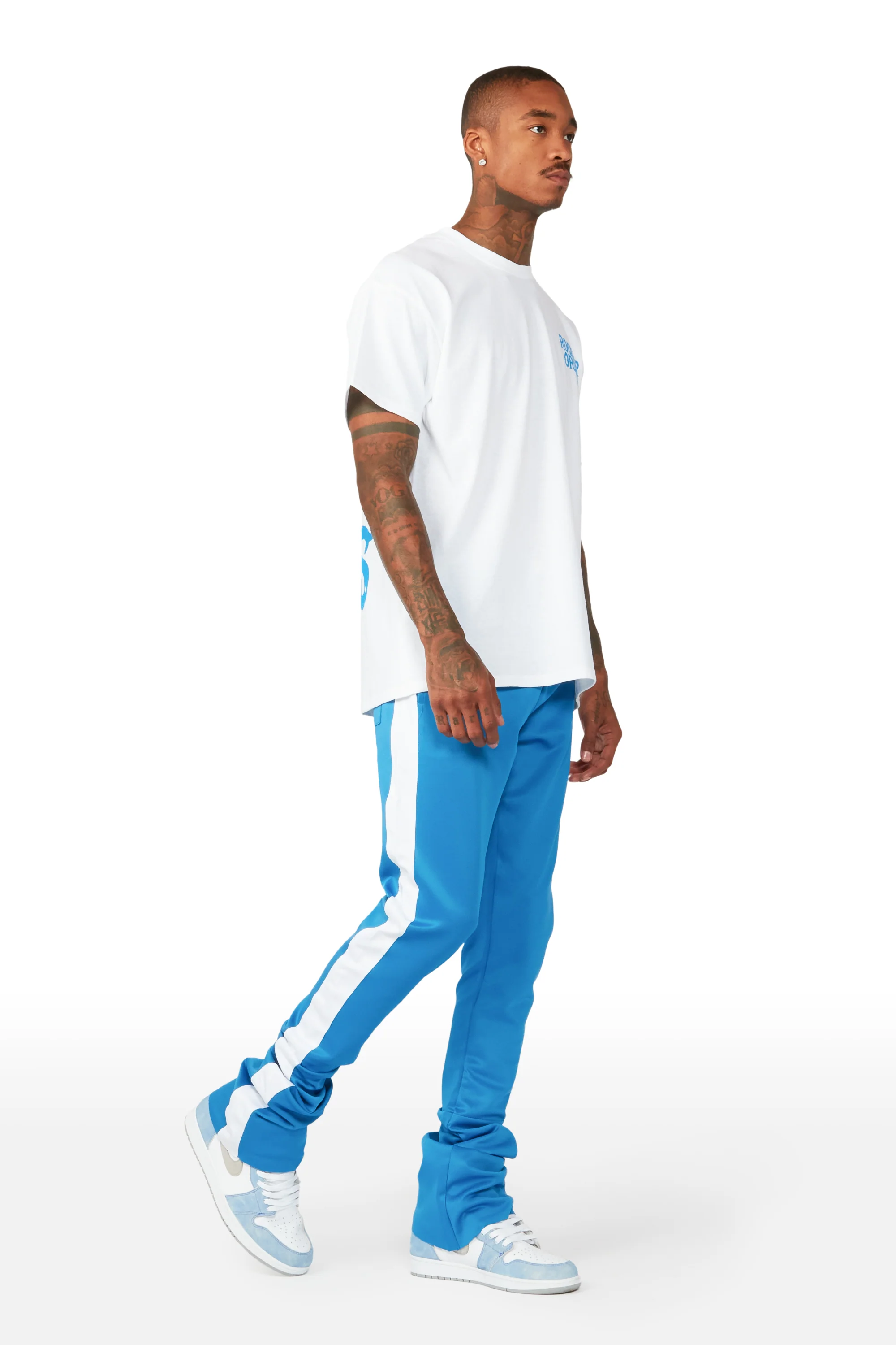 Deeler Blue T-shirt/Super Stacked Set - Image 4
