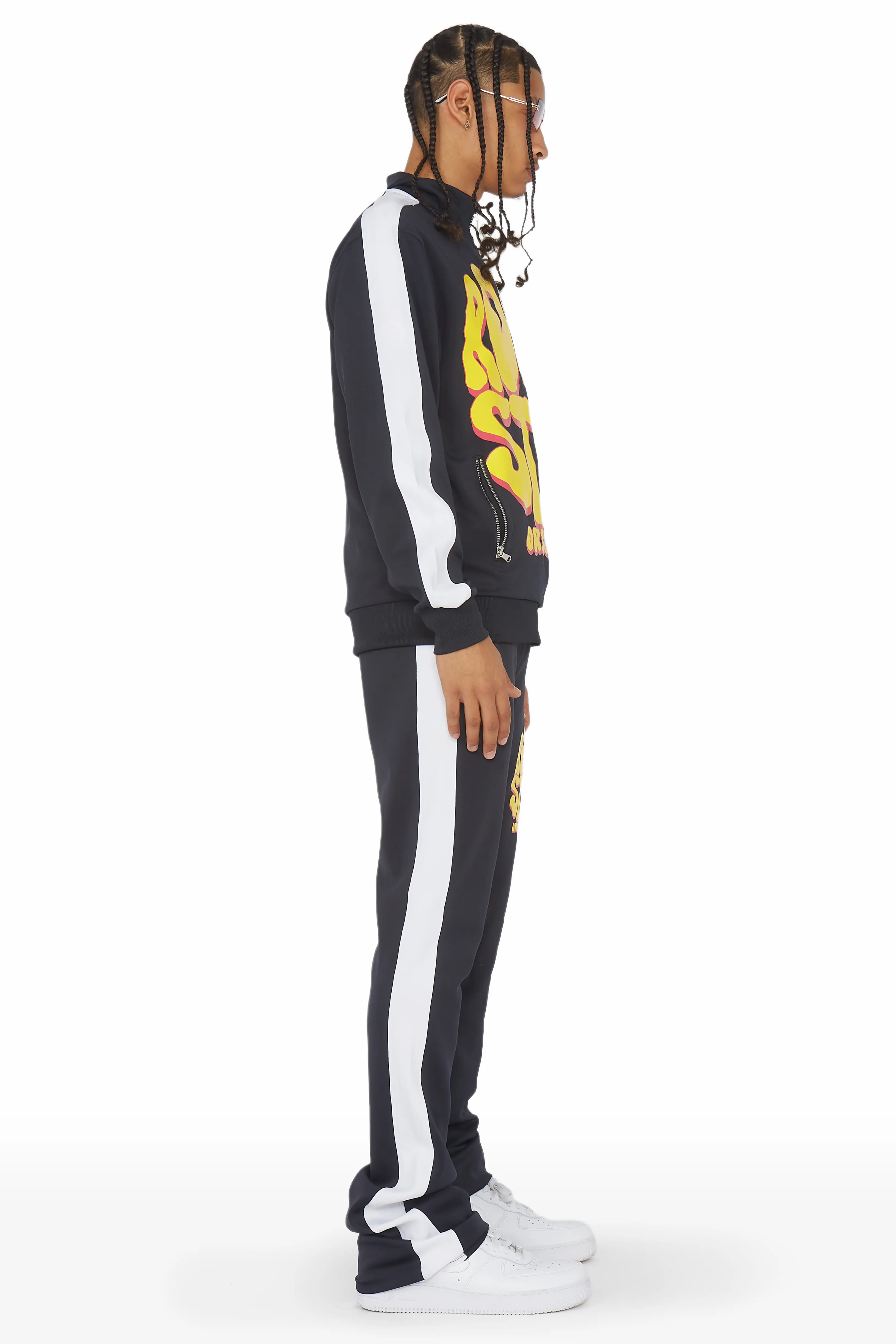 Warblen Black/Yellow Tricot Super Stacked Track Set - Image 3