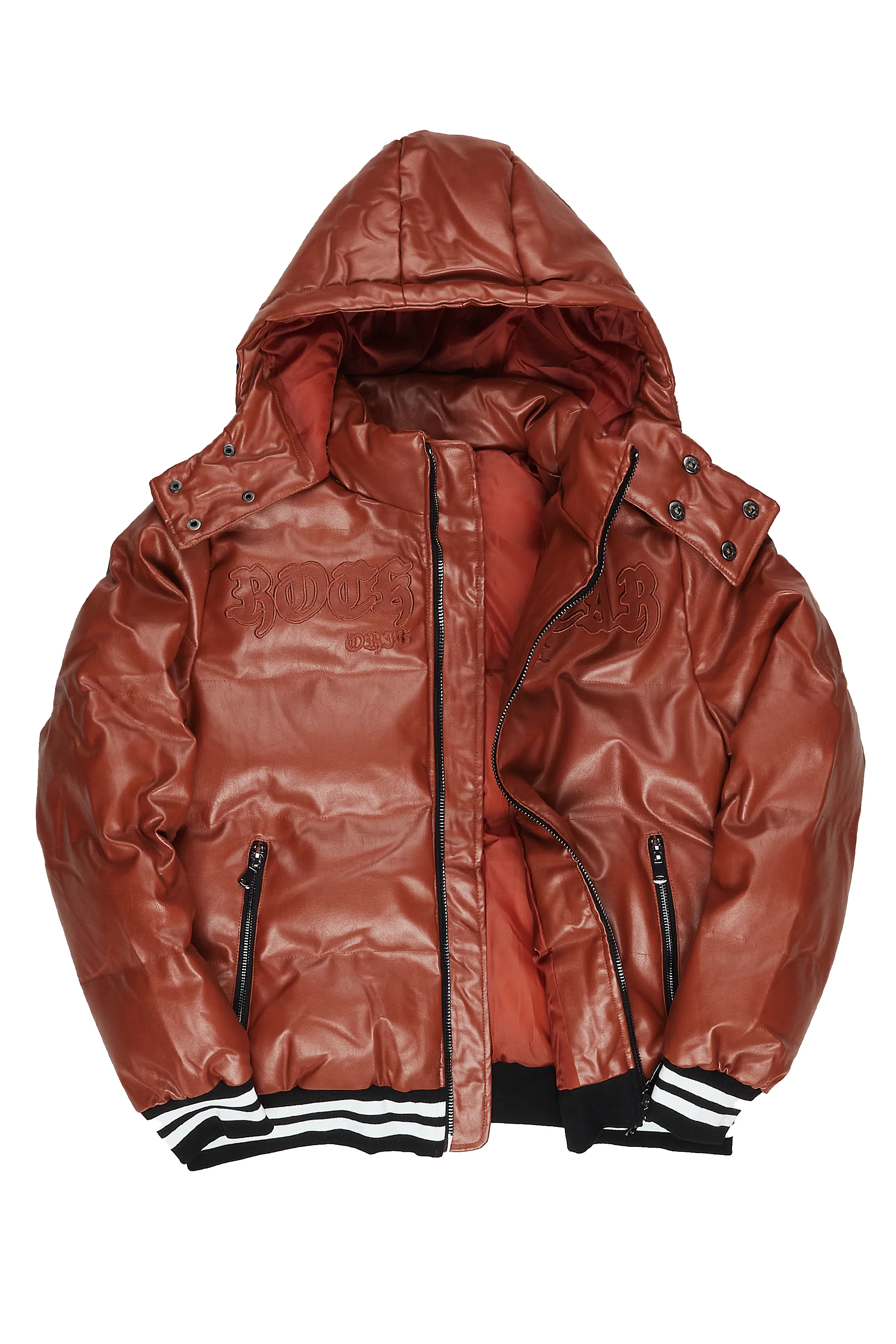 Miss Rust Puffer Jacket - Image 10