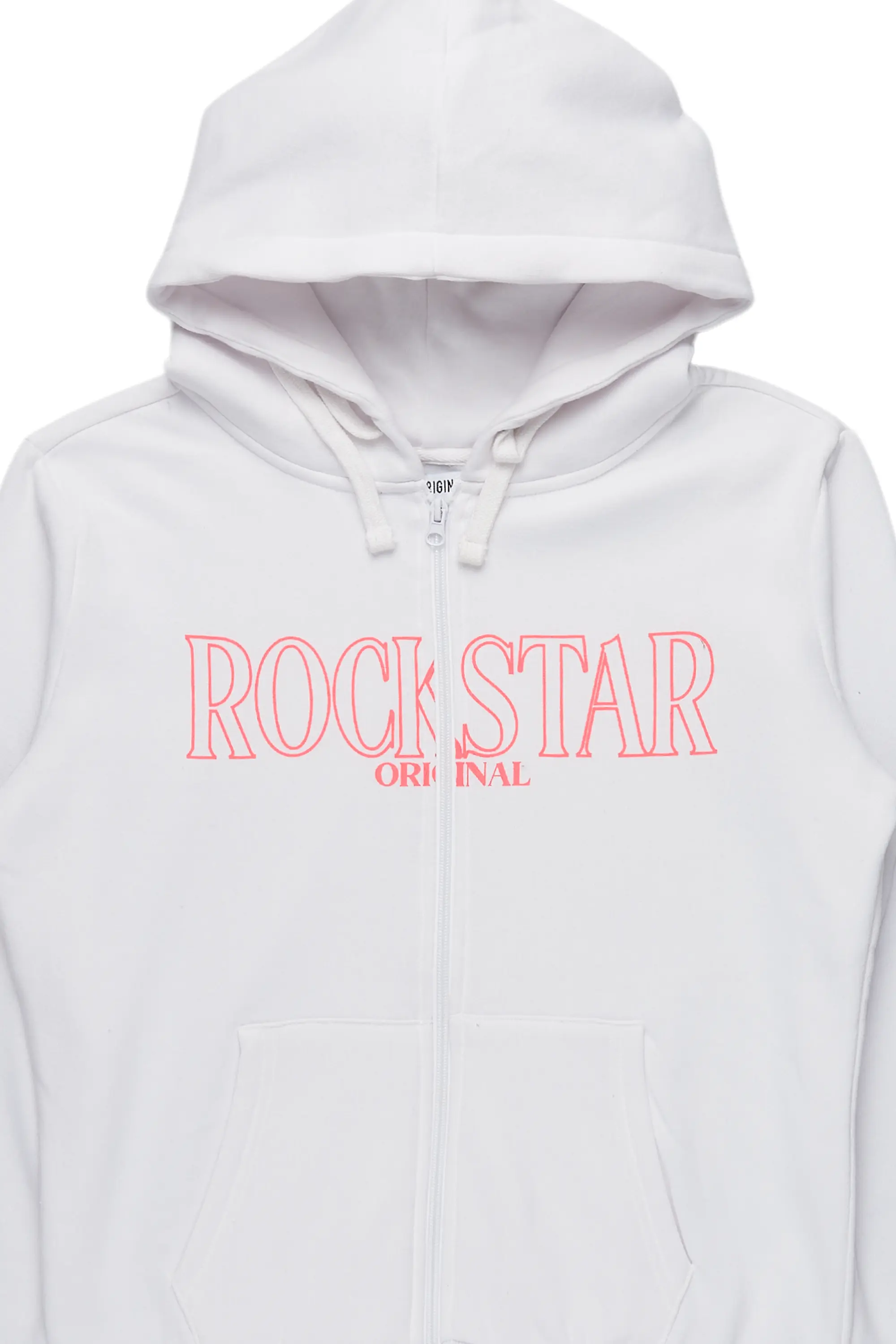 Basic Averi Hoodie-White - Image 2