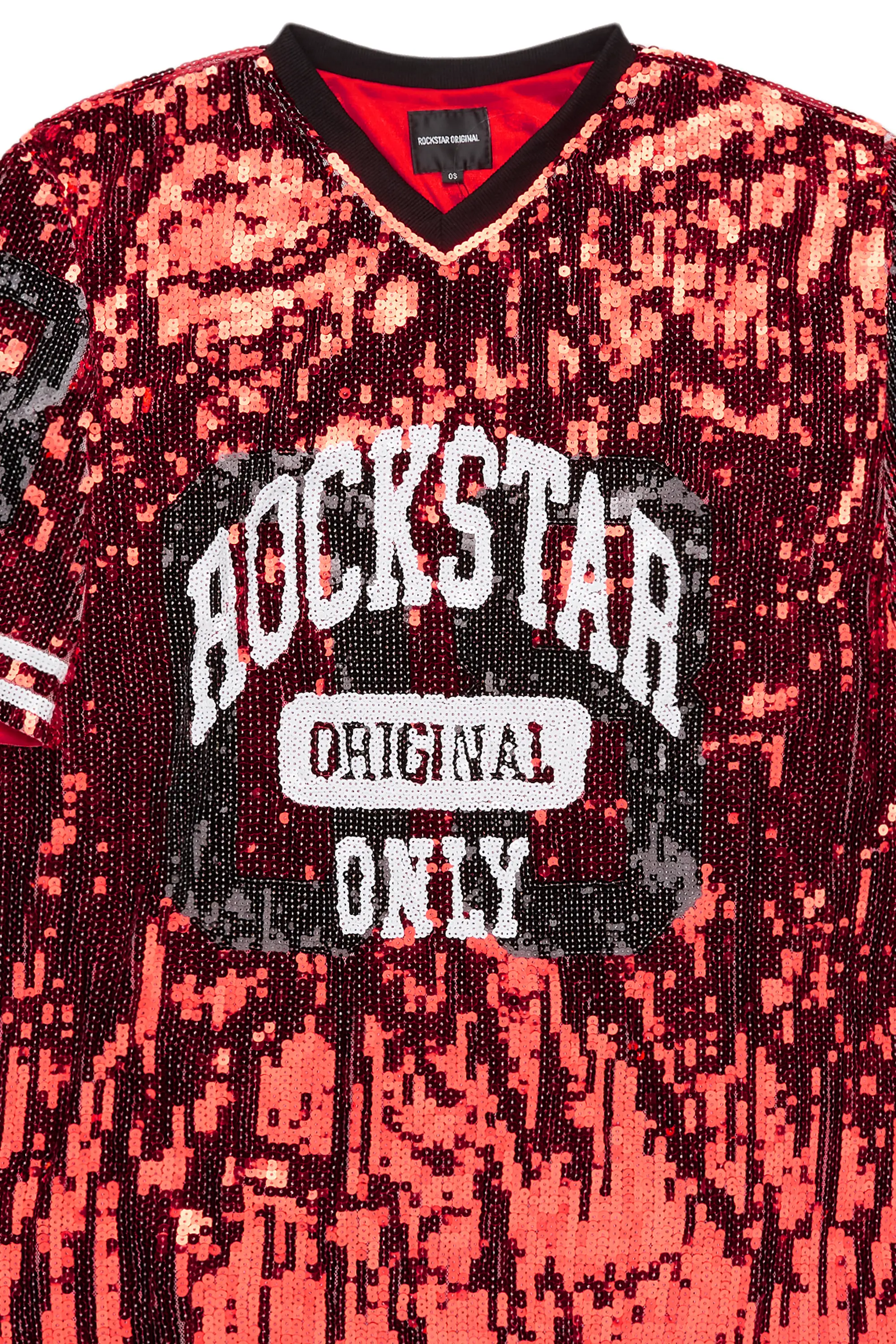 Touch Down Red Sequin Mini Dress - Image 5