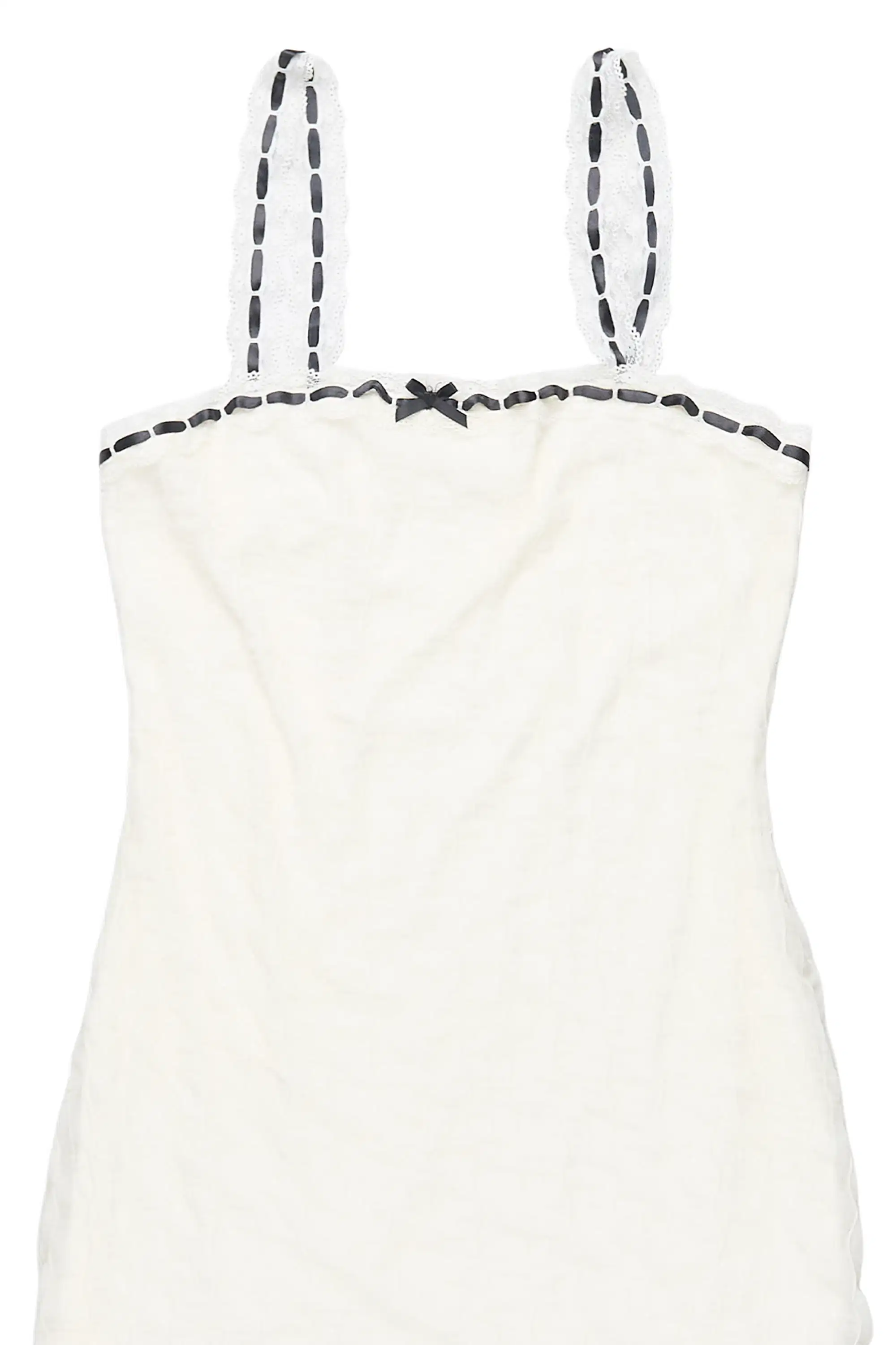 Niang White Tank Mini Dress - Image 2