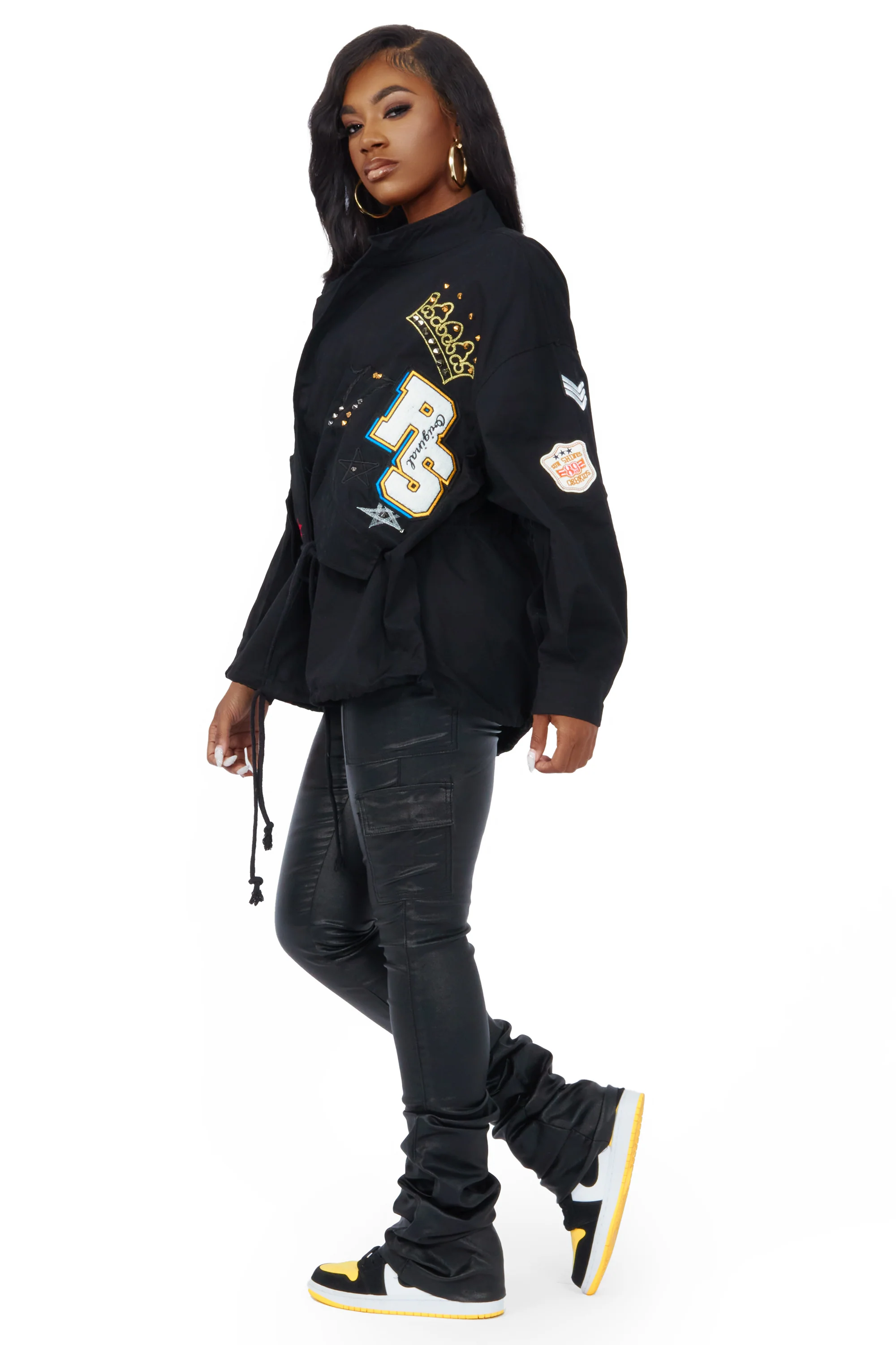 Mezcali Black Oversized Jacket - Image 7