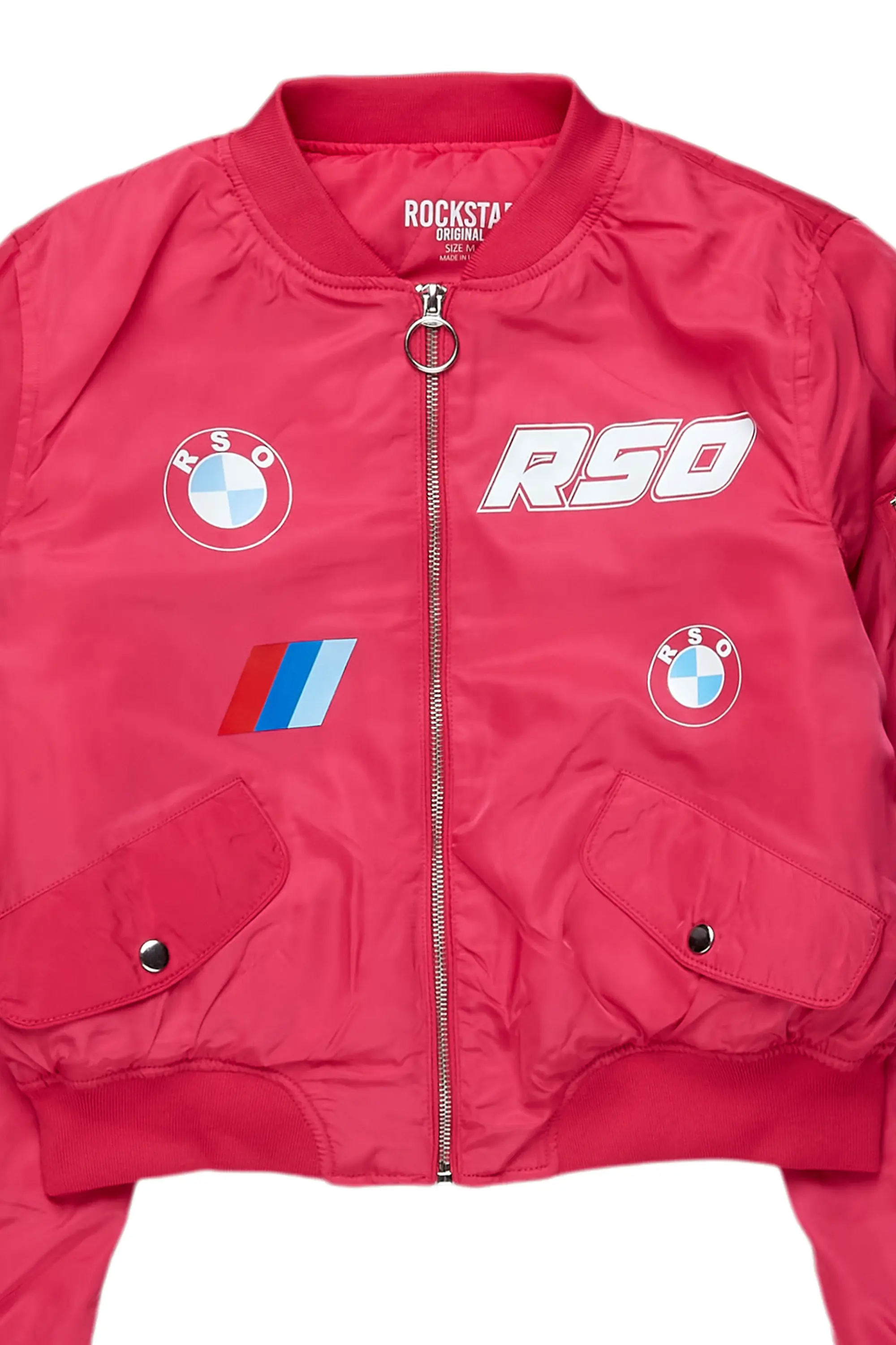 Dontheria Hot Pink Bomber Jacket - Image 6