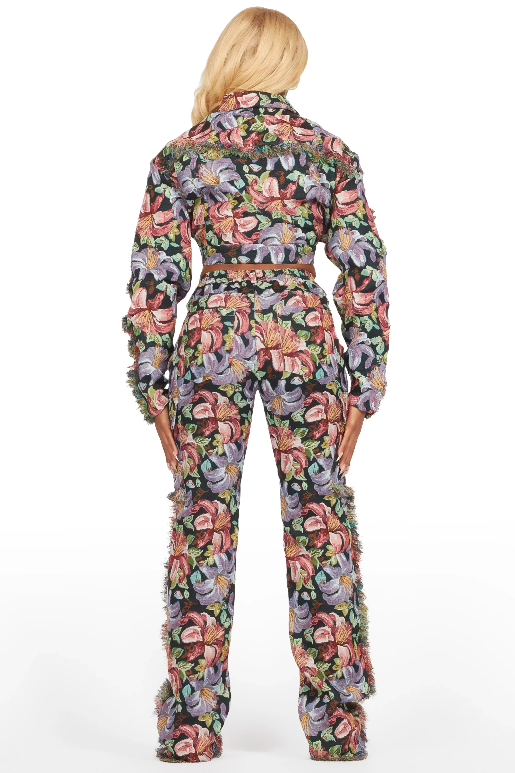 Tykima Black Tapestry Jacket - Image 5