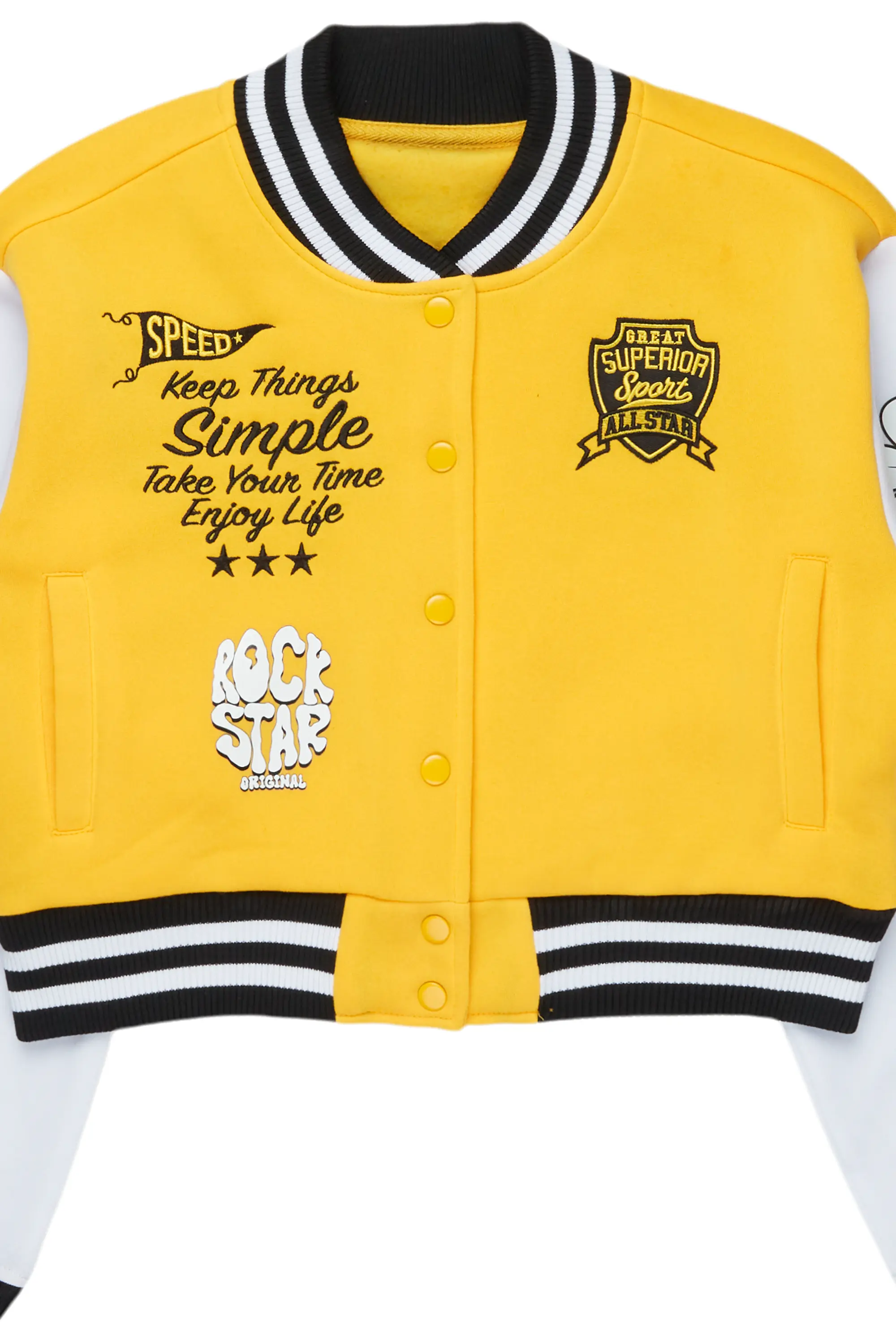 Krizia Gold Varsity Jacket - Image 7