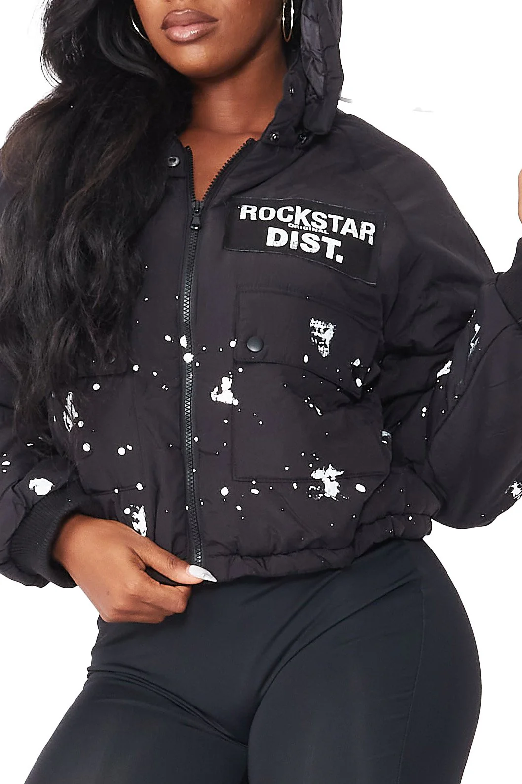 Zayla Black Art Dist. Puffer Jacket - Image 18