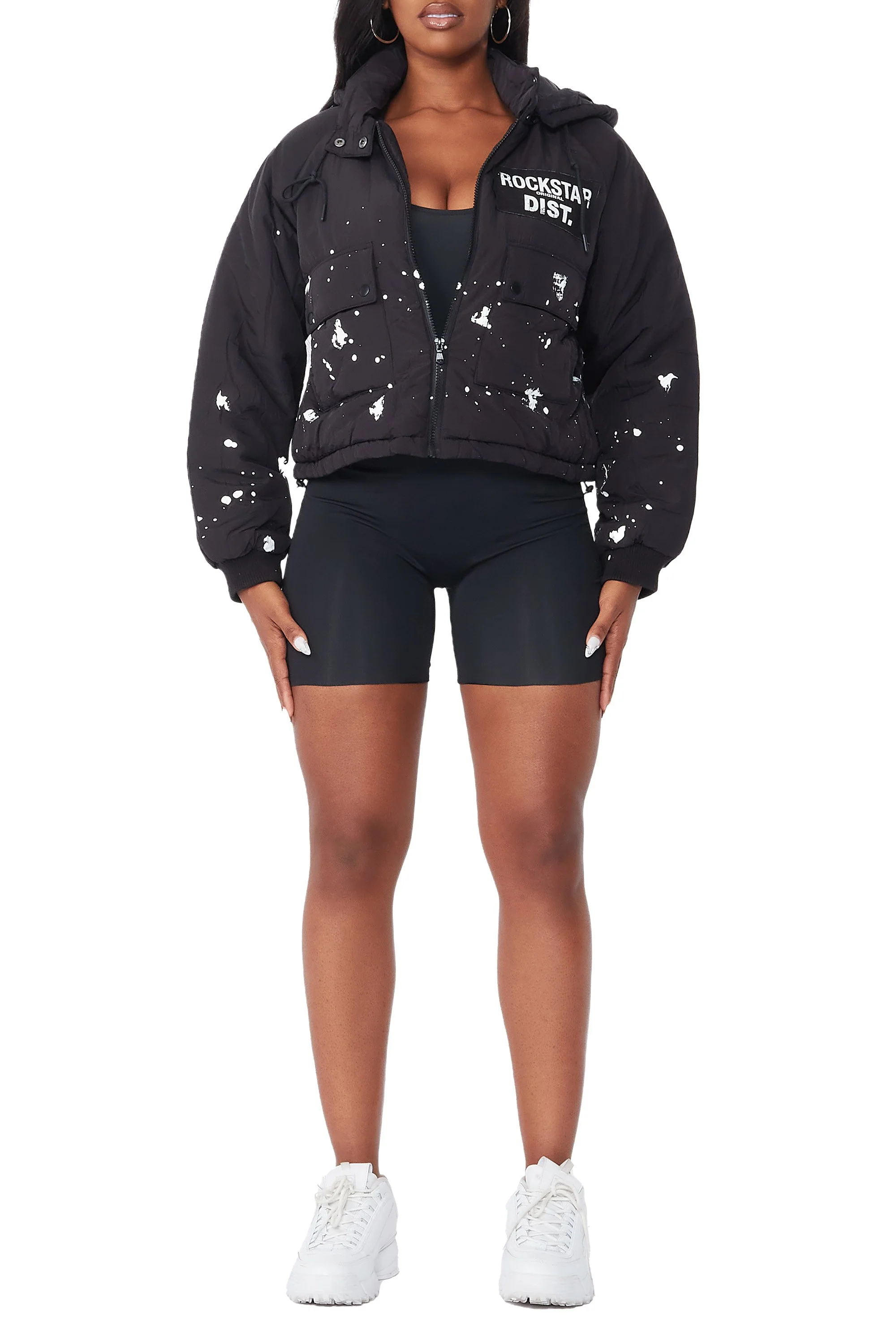 Zayla Black Art Dist. Puffer Jacket - Image 19