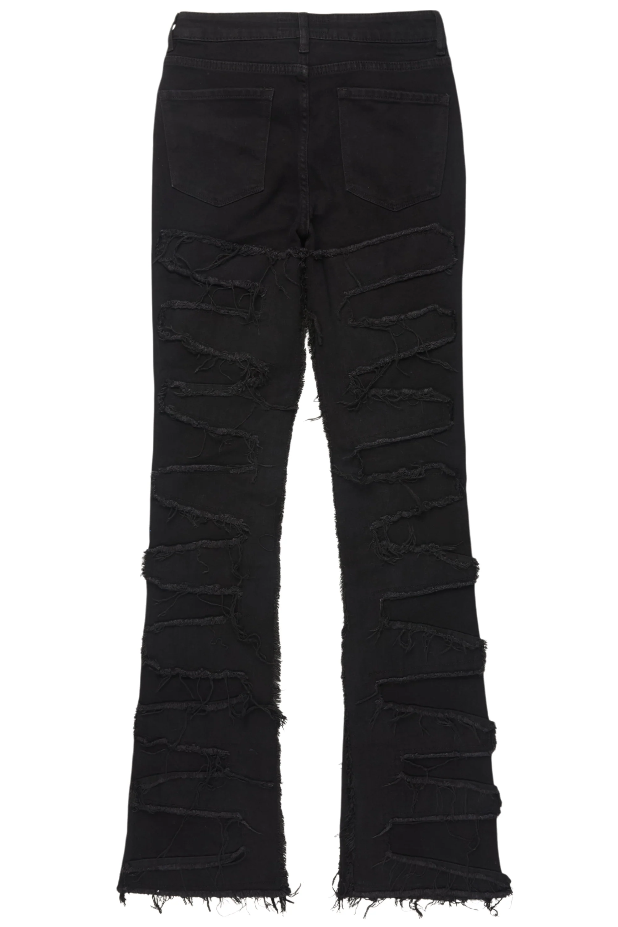 Raeshell Black Painted Stacked Jean - Image 3