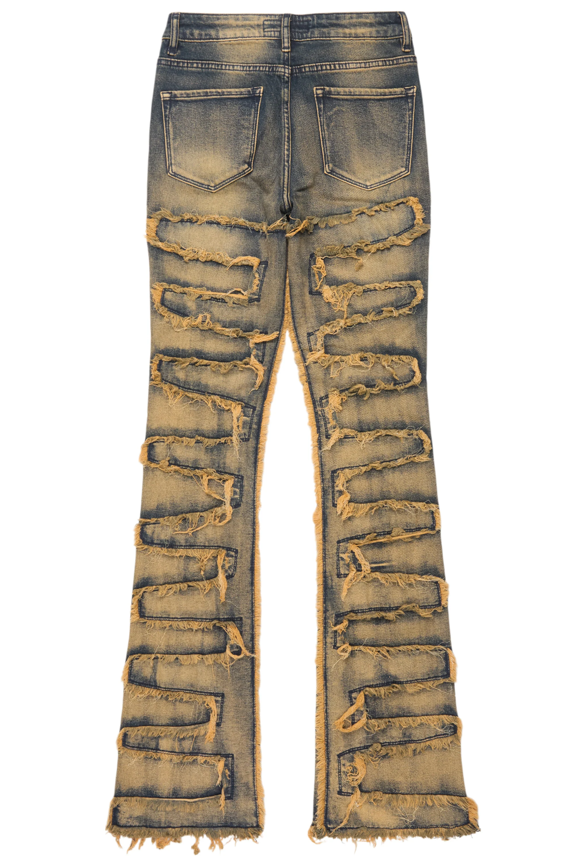 Raeshell Tinted Wash Painted Stacked Jean - Image 8