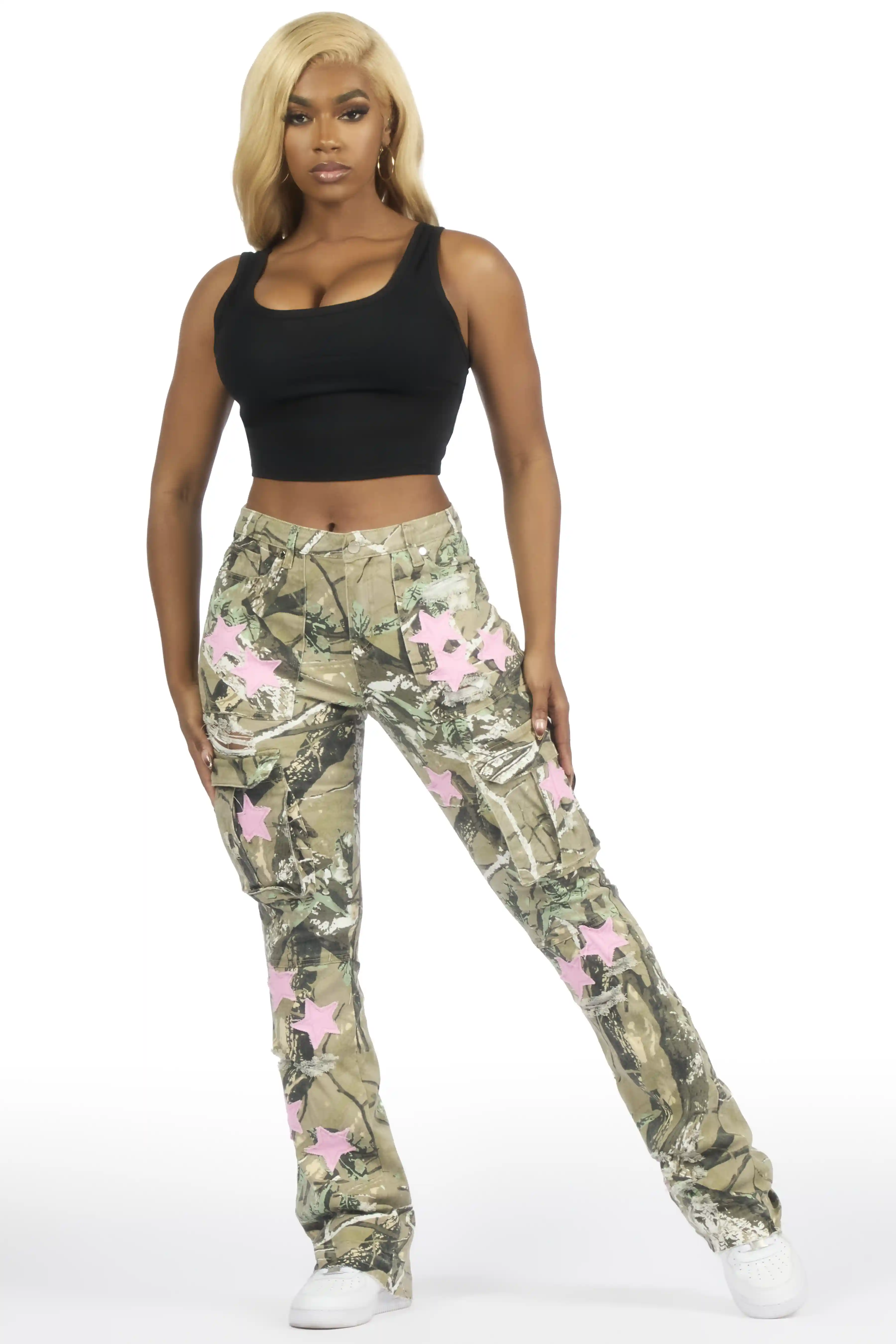 Kamron Tree Camo Stacked Jean - Image 2