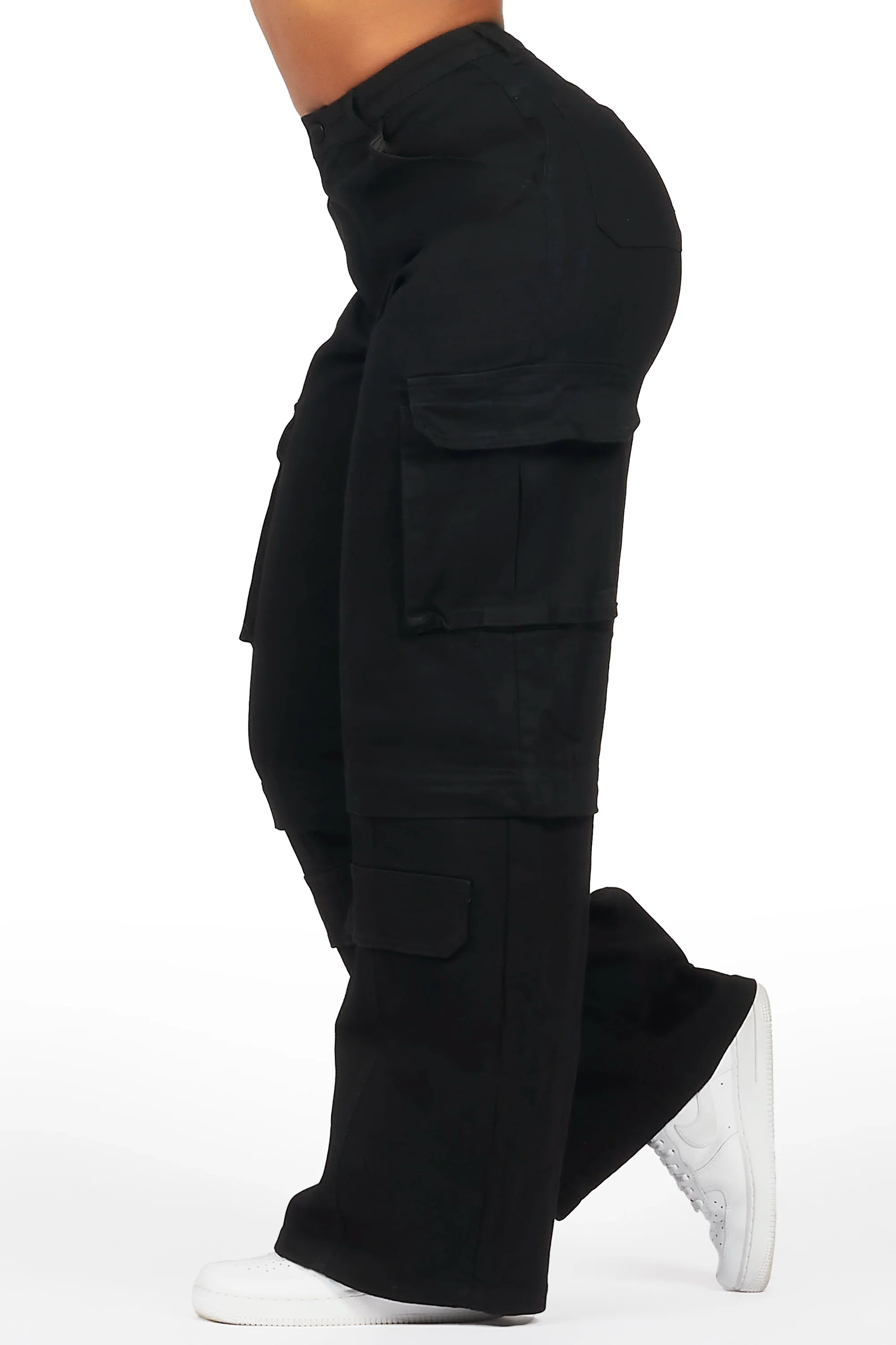 Precious Black Baggy Stacked Jean - Image 3