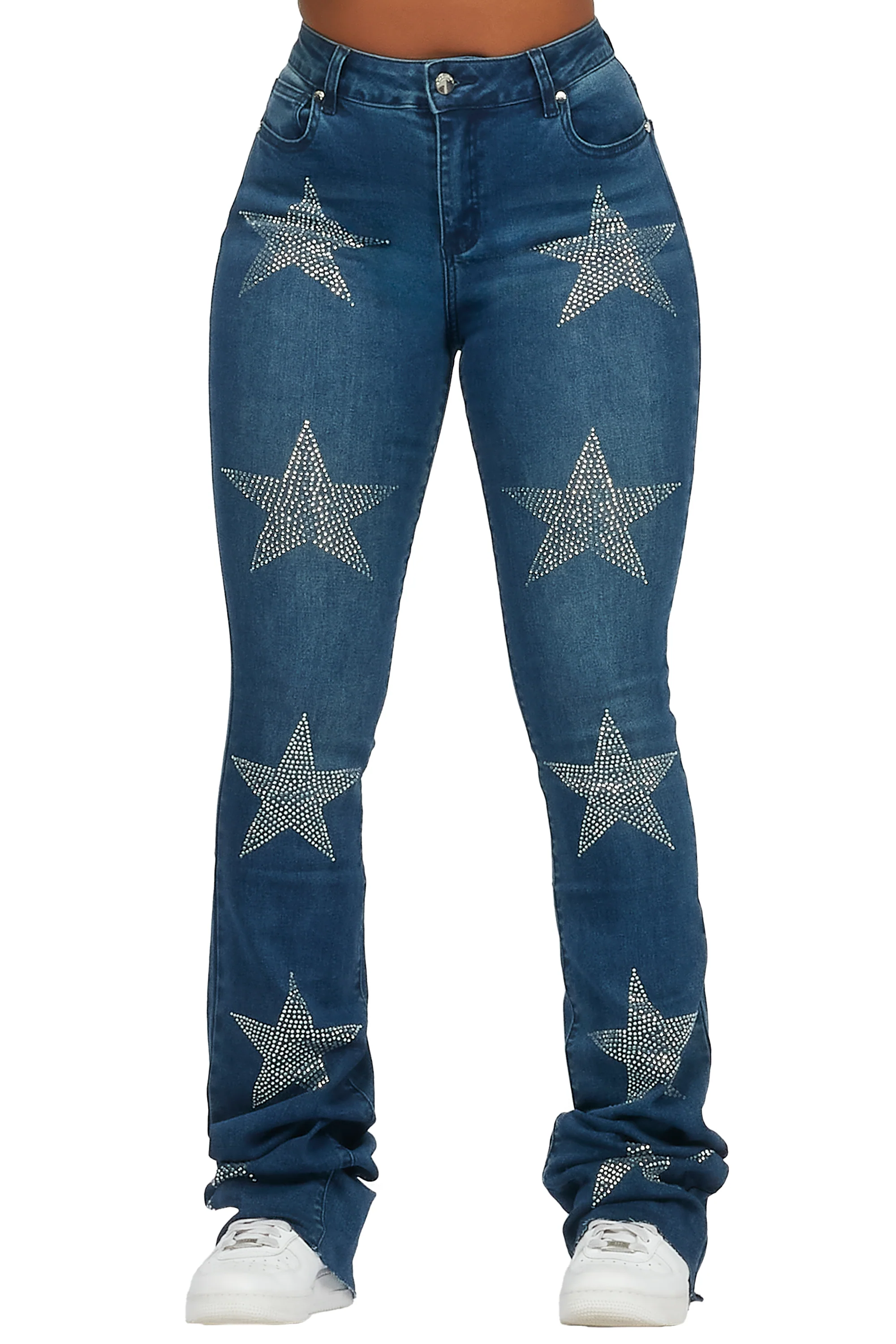 Stargirl Dark Wash Super Stacked Jean - Image 7