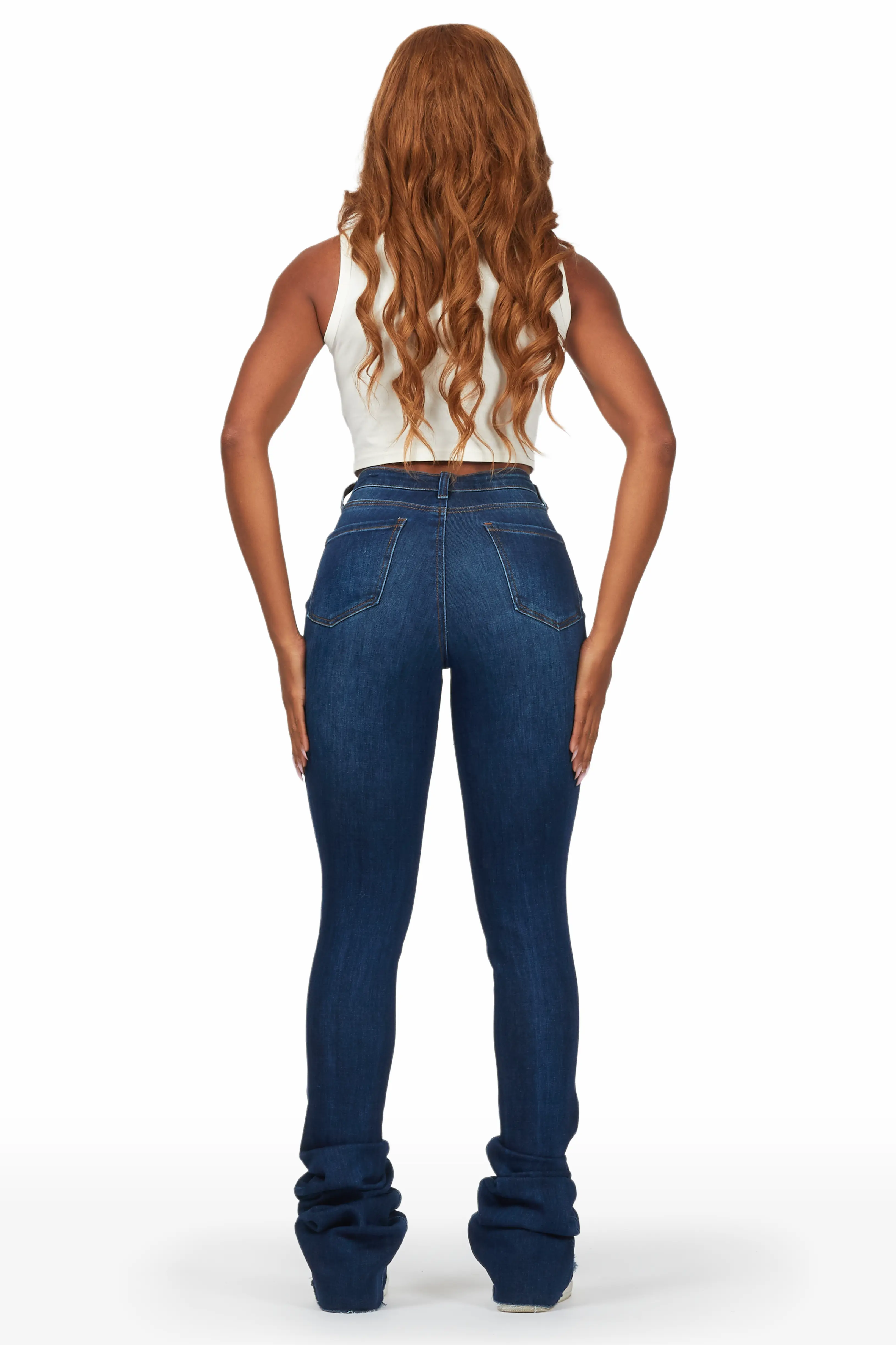 Remy Dark Wash Super Stacked Jean - Image 5