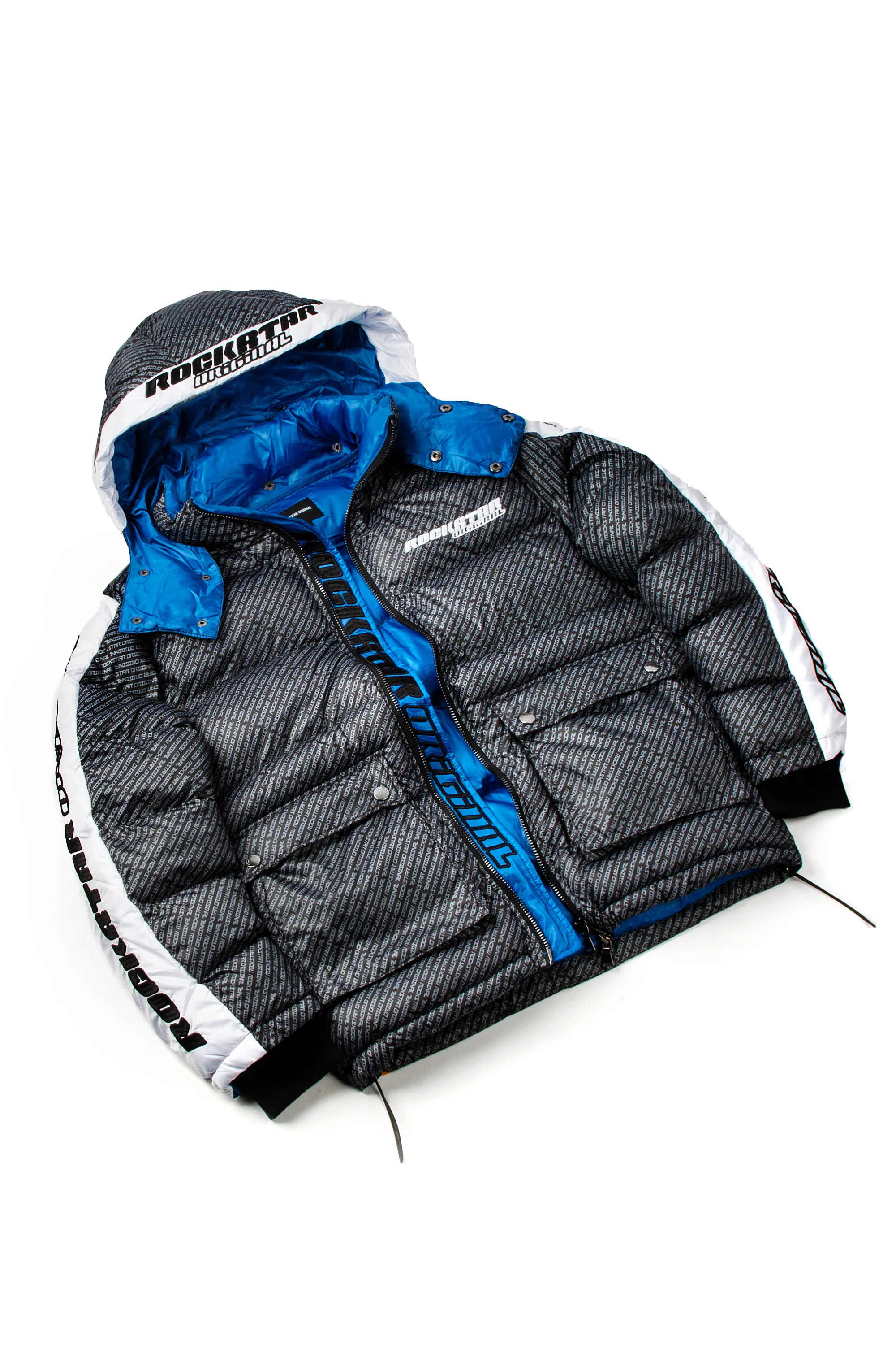 Luna Black Oversized Puffer Jacket - Image 3