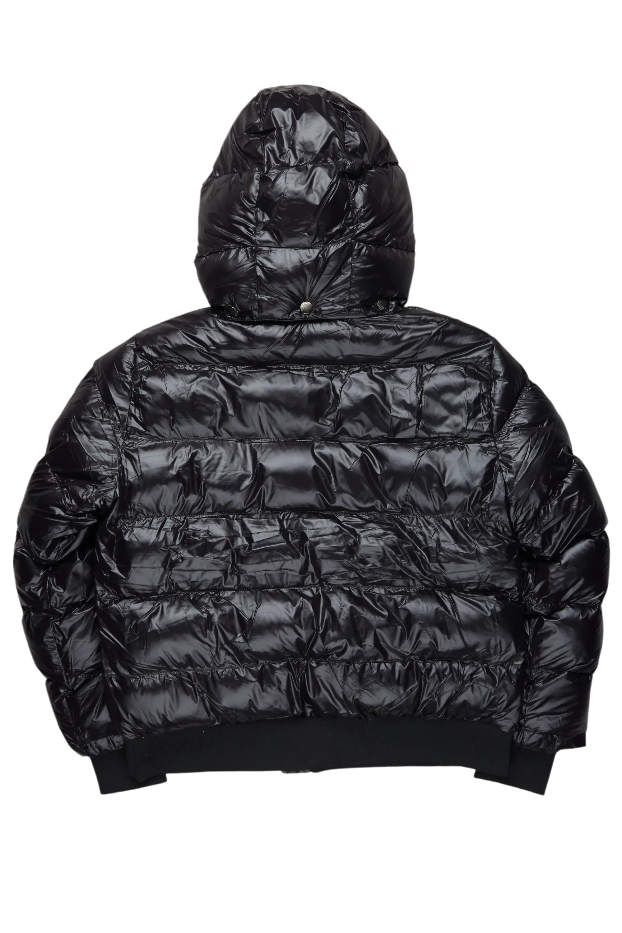 Esmeralda Black Puffer Jacket - Image 4