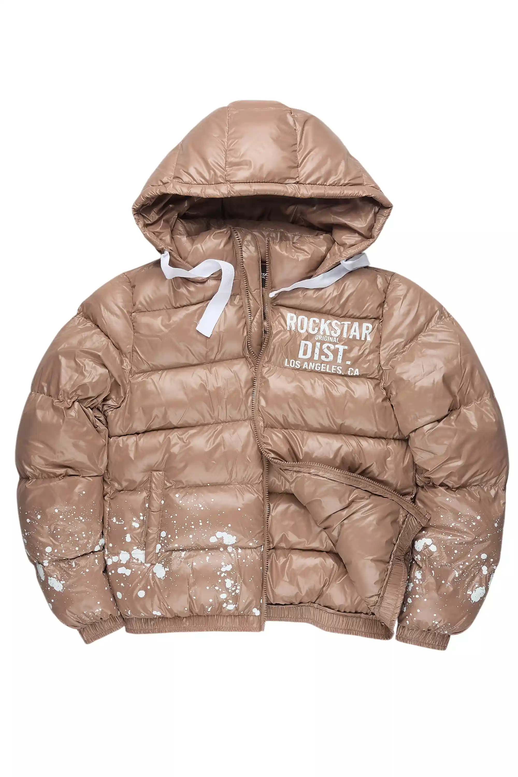 Art Dist. 2.0 Mocha Puffer Jacket - Image 5
