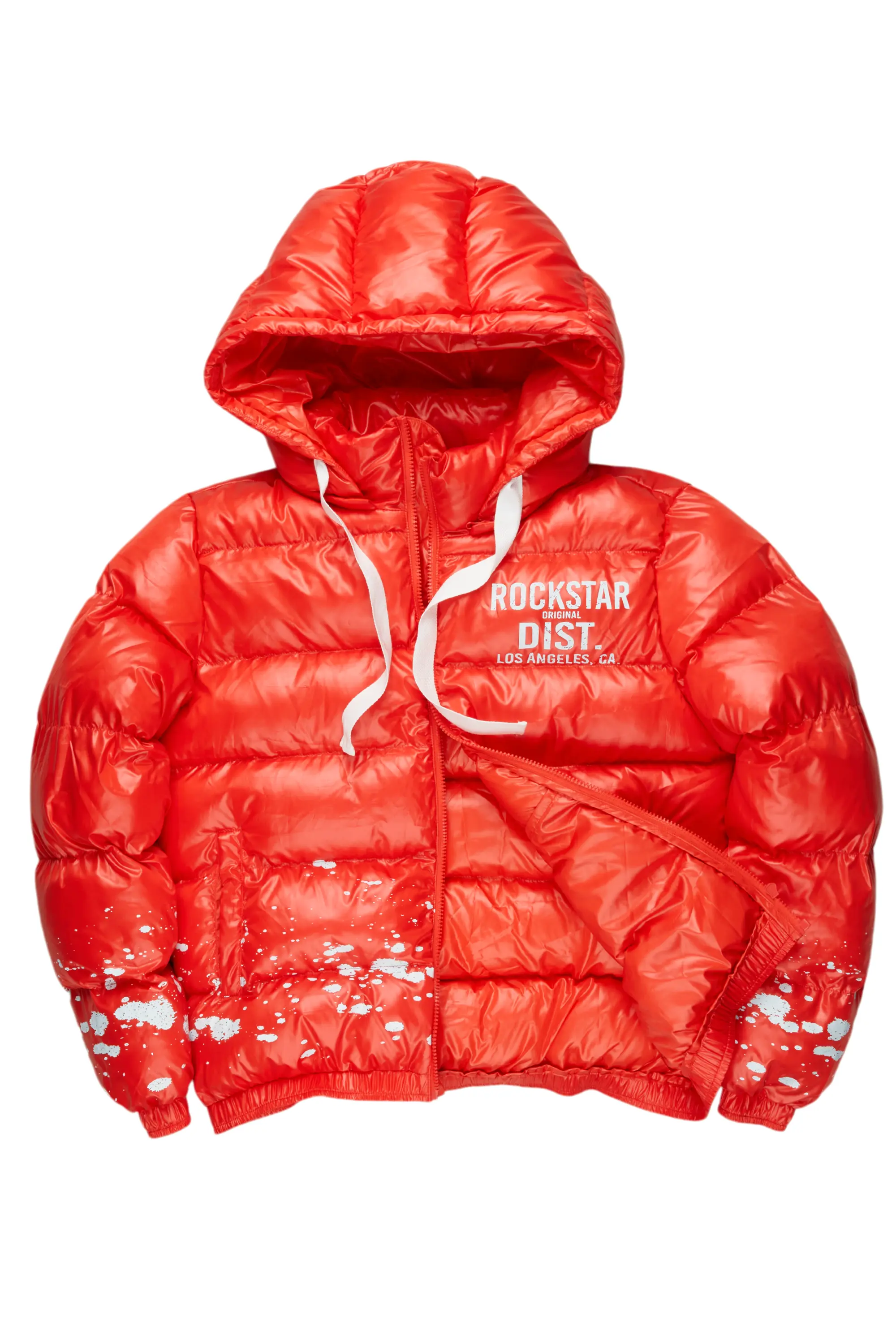 Art Dist. 2.0 Red Puffer Jacket - Image 4