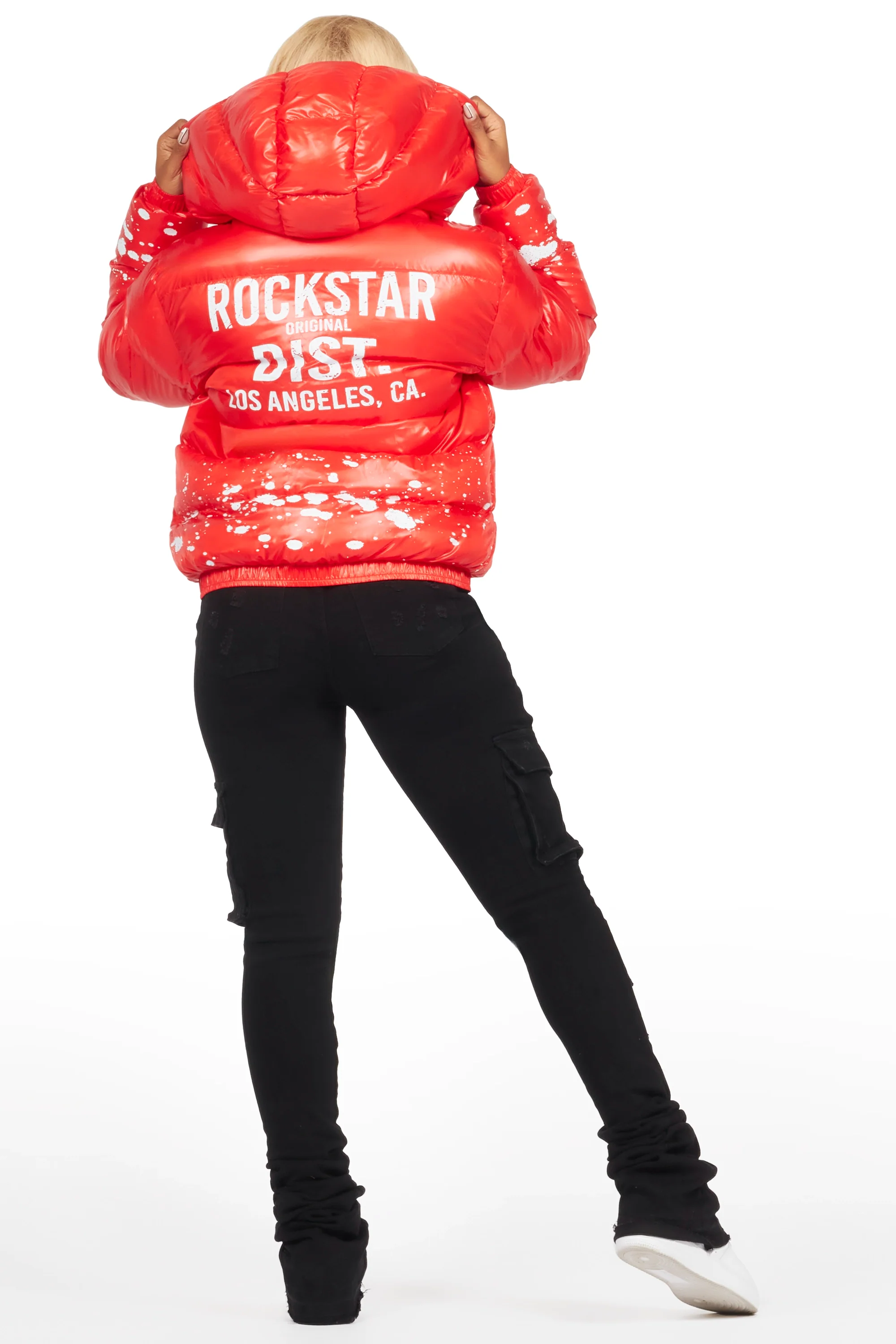 Art Dist. 2.0 Red Puffer Jacket - Image 8
