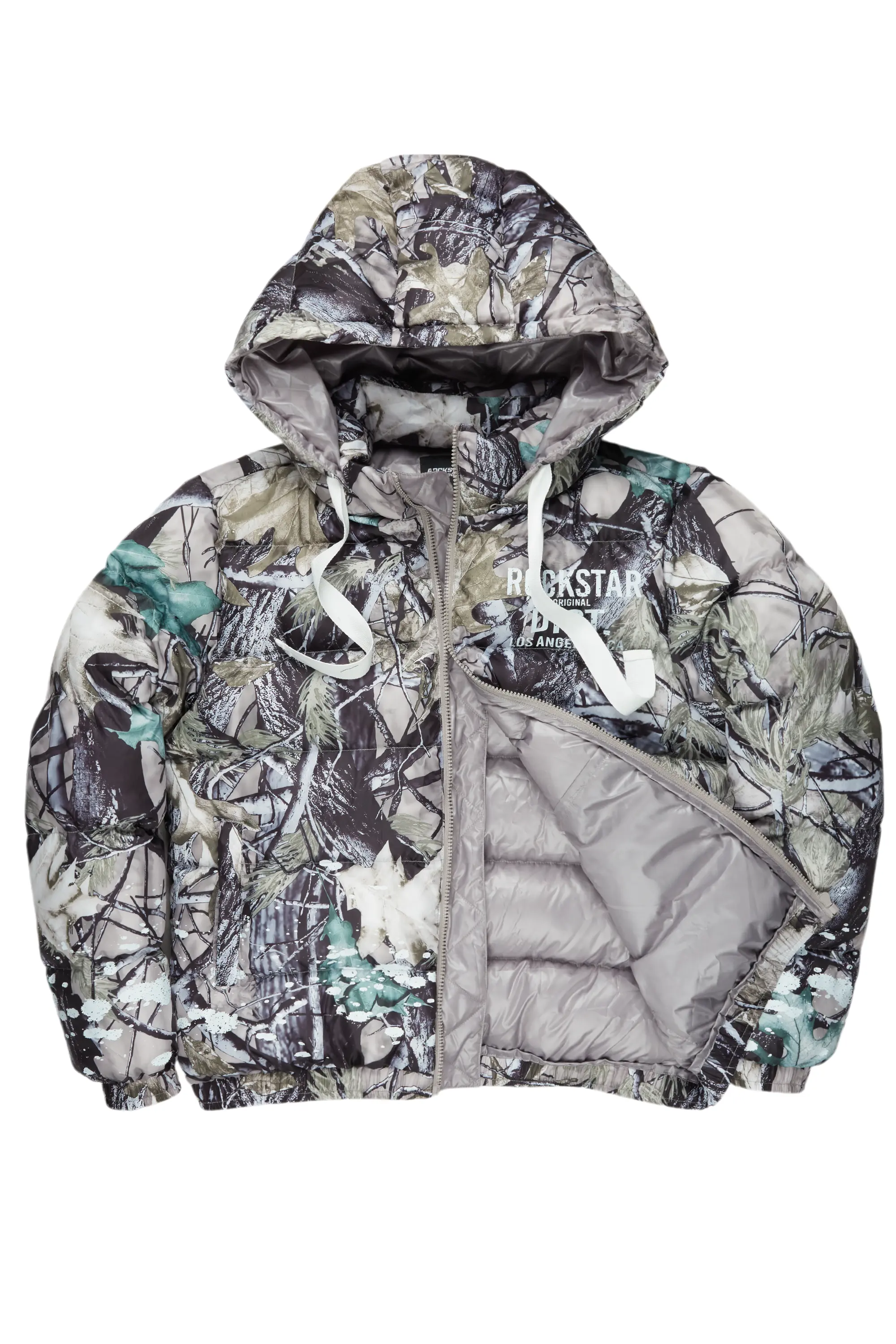 Art Dist. 2.0 Tree Camo Puffer Jacket - Image 3