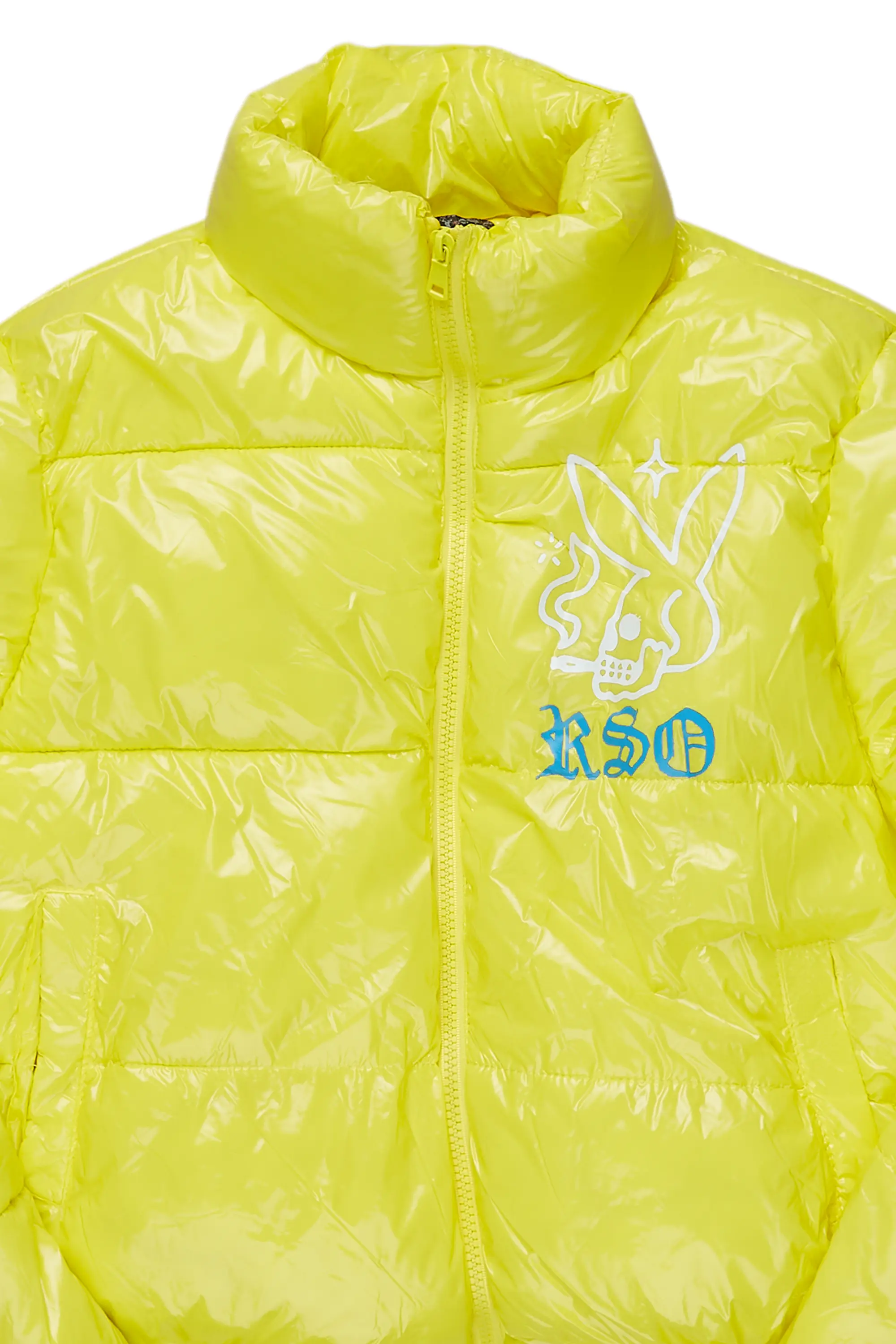 Bremissia Yellow Puffer Jacket - Image 4