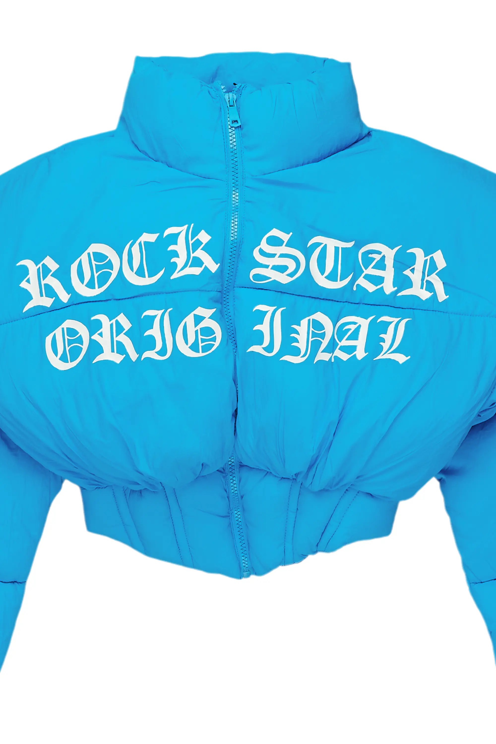 Samaiya Blue Corset Puffer Jacket - Image 6
