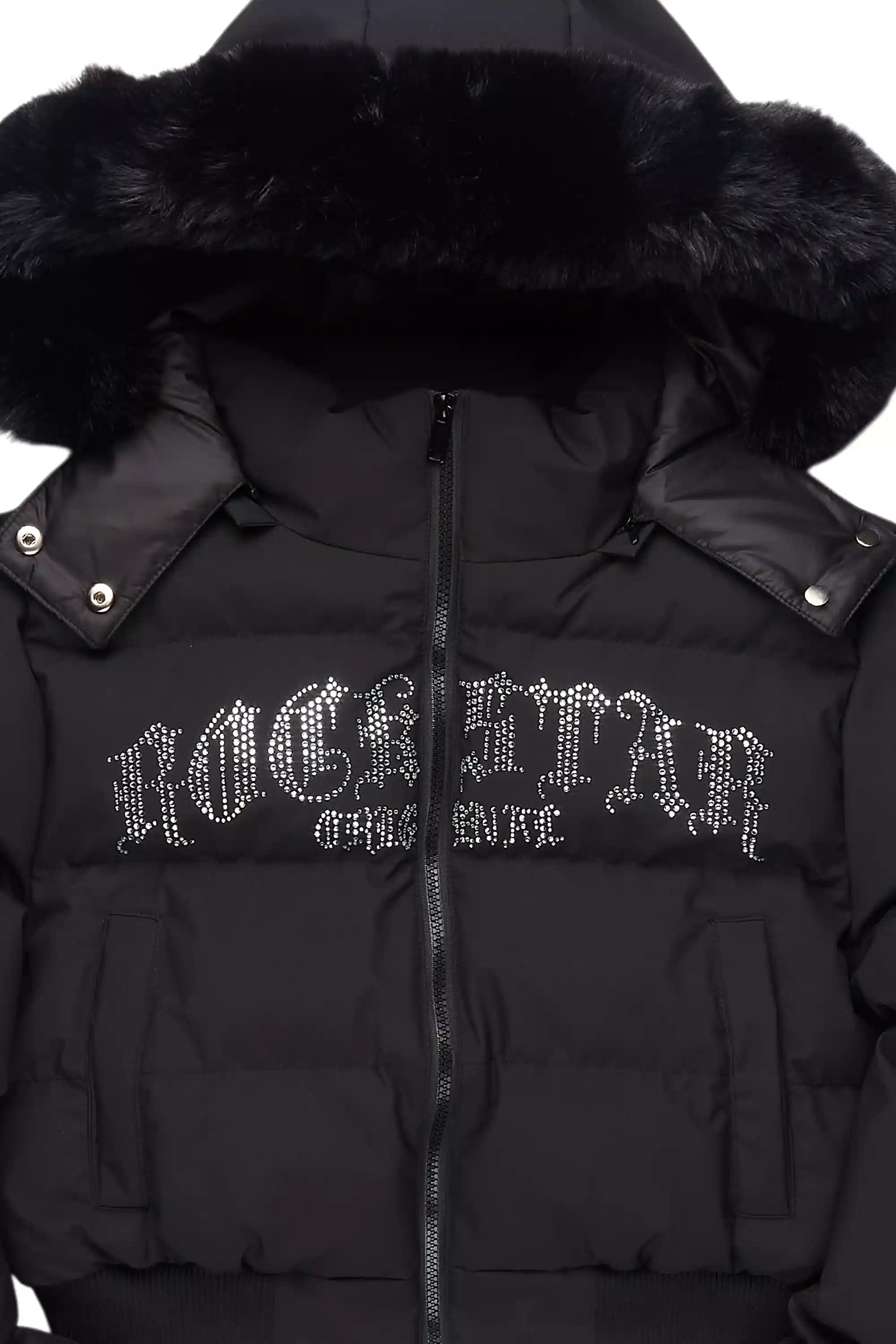 Rosa Black Puffer Jacket - Image 5