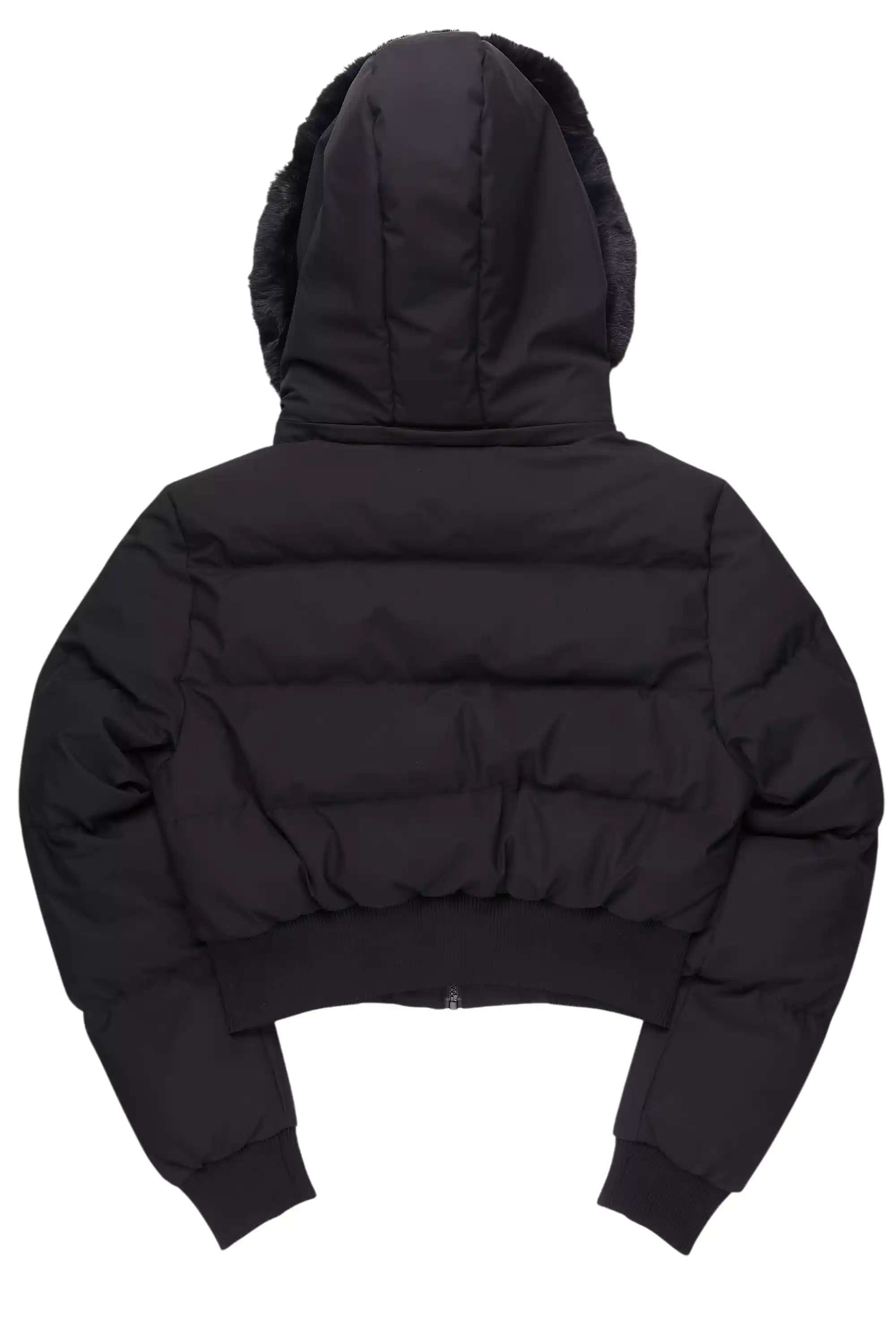 Rosa Black Puffer Jacket - Image 6