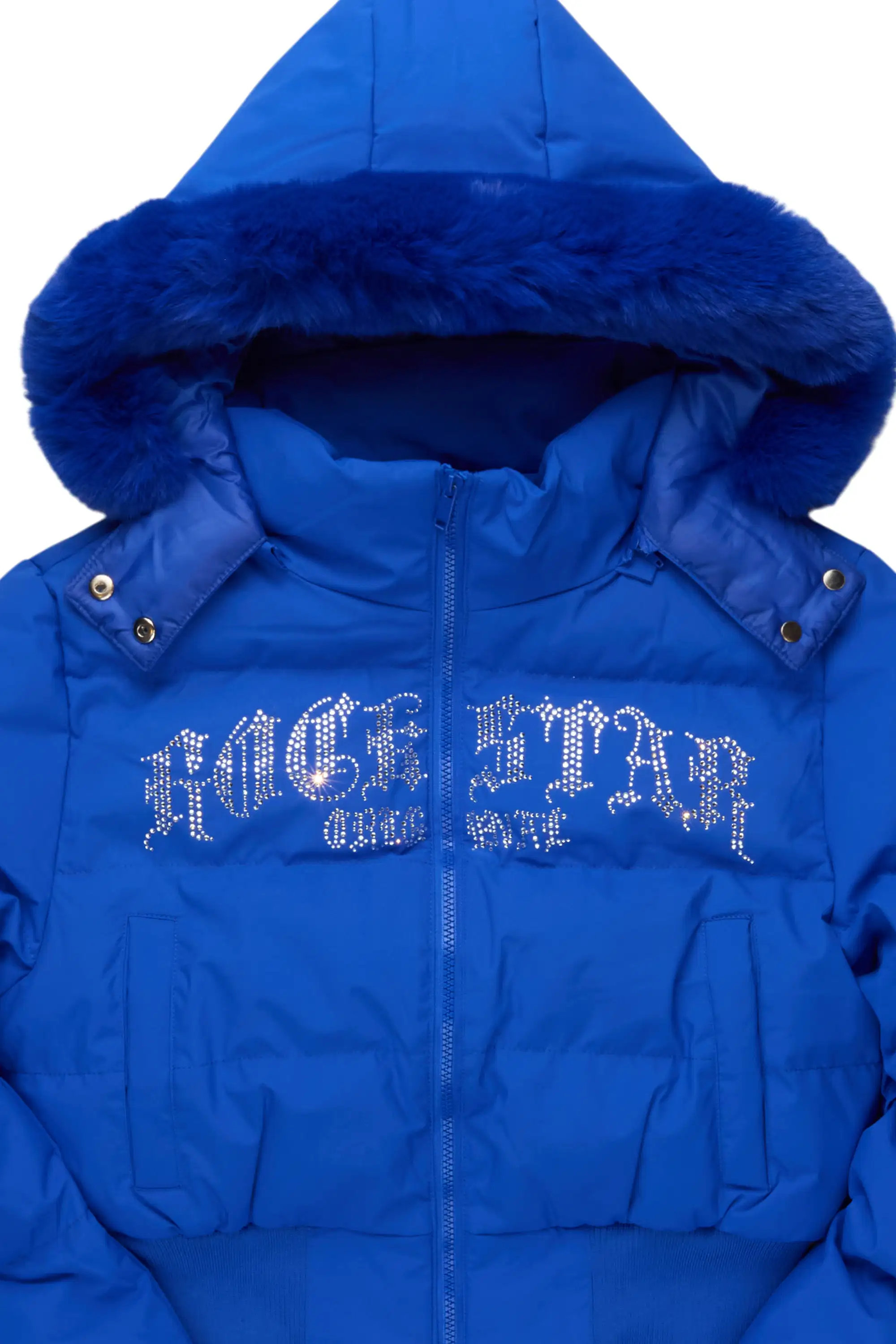 Rosa Royal Blue Puffer Jacket - Image 5